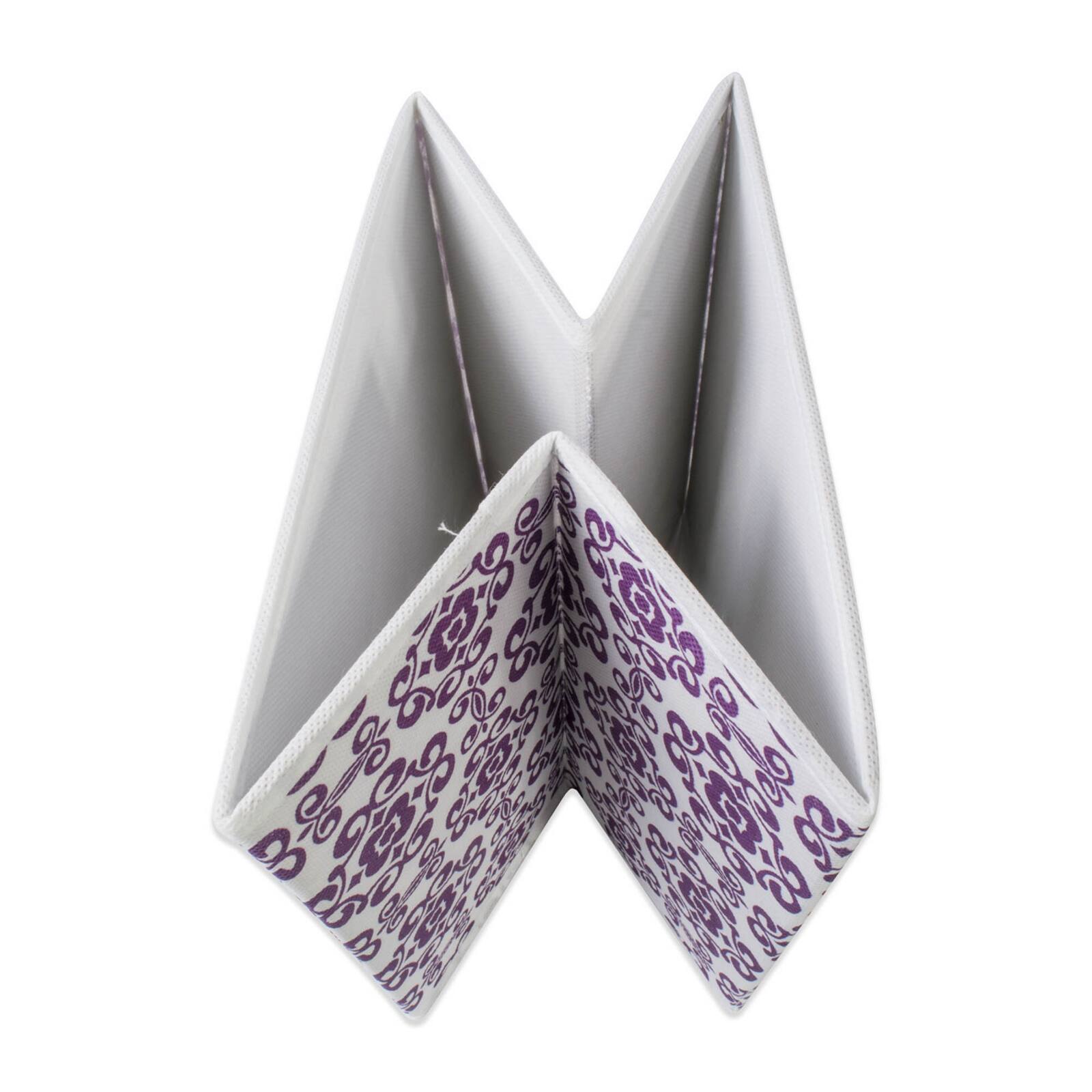 DII® 11" Nonwoven Polyester Scroll Storage Cubes, 2ct.