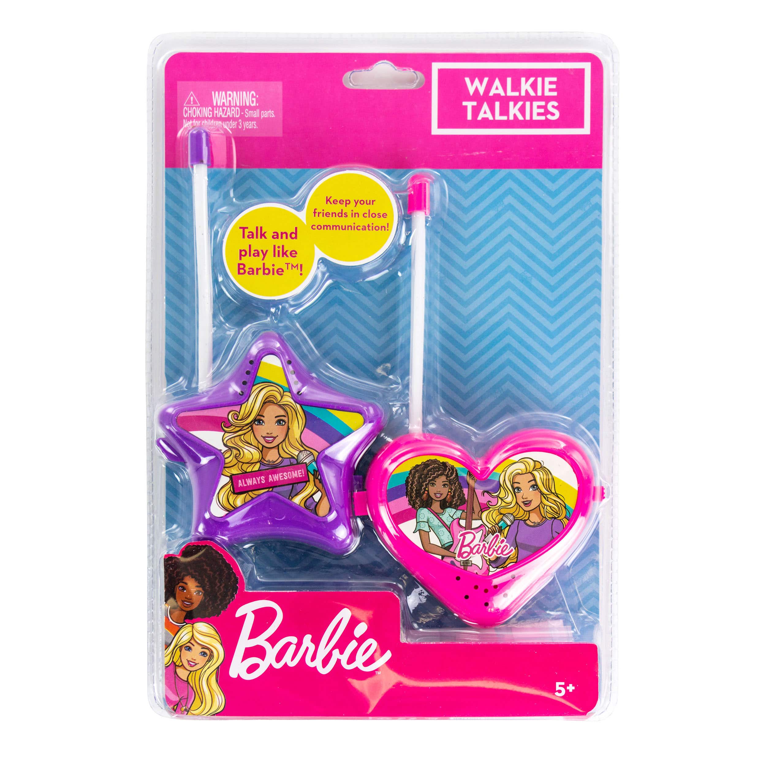 Barbie&#xAE; Pink &#x26; Purple Walkie Talkie Set