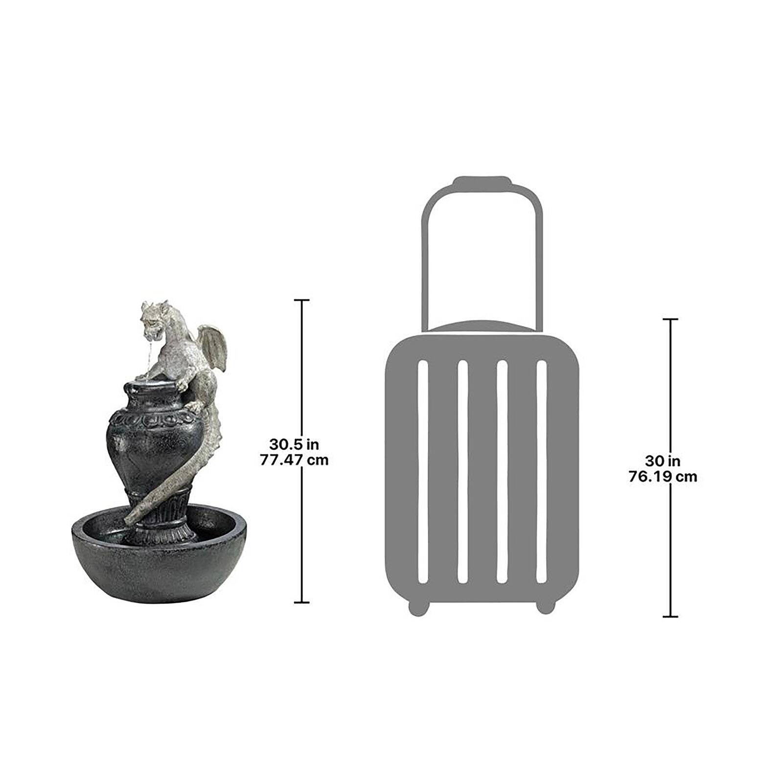 Design Toscano The Viper Dragon Sculptural Fountain