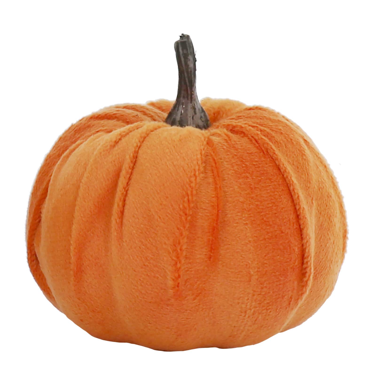 2.5&#x22; Velvet Decorative Pumpkin Set by Ashland&#xAE;