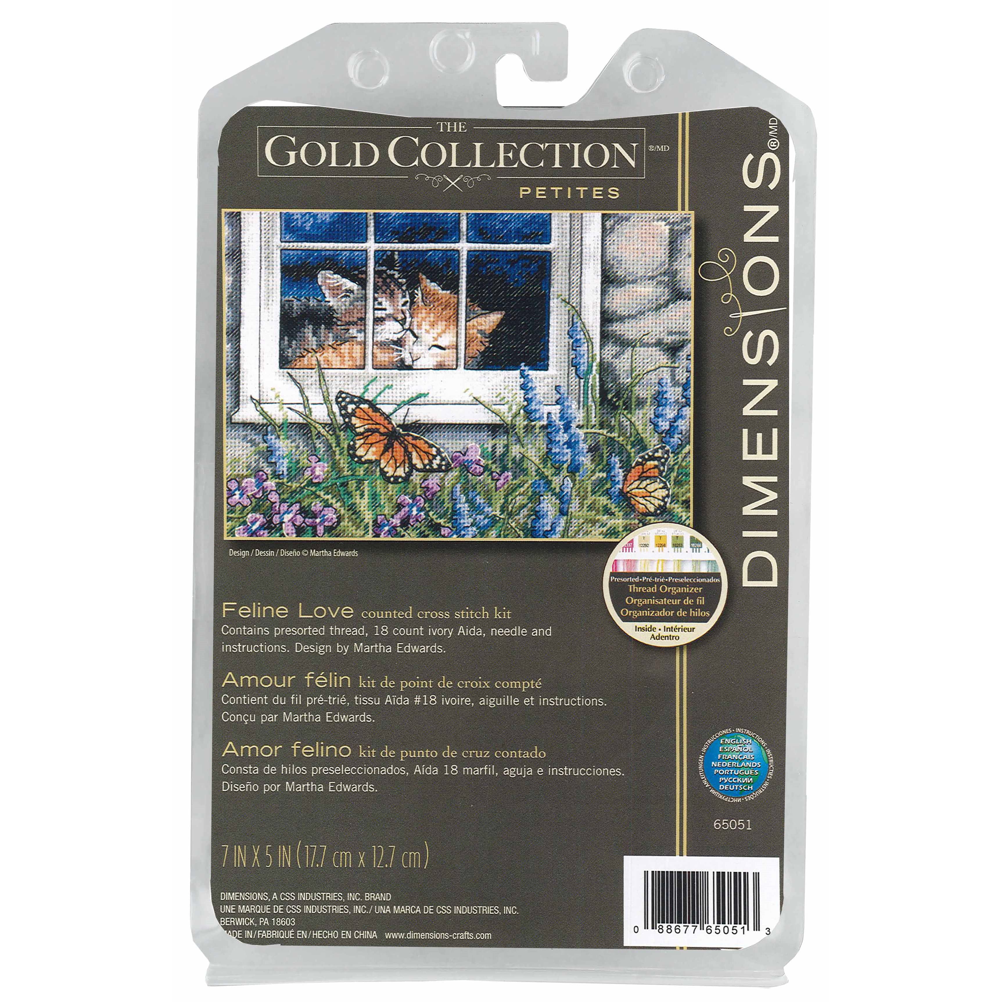 Dimensions Feline Love Cross Stitch Kit