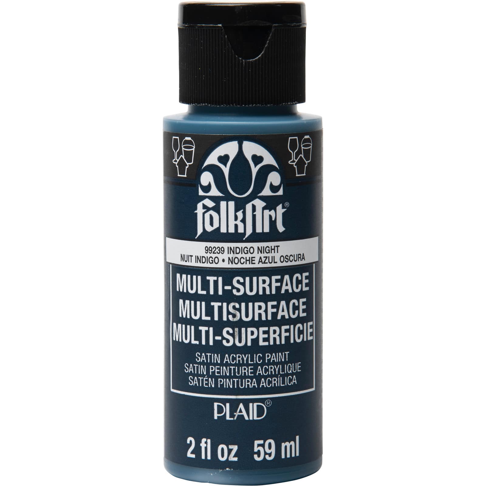 12 Pack: FolkArt® Multi-Surface Satin Acrylic Paint, 2oz.