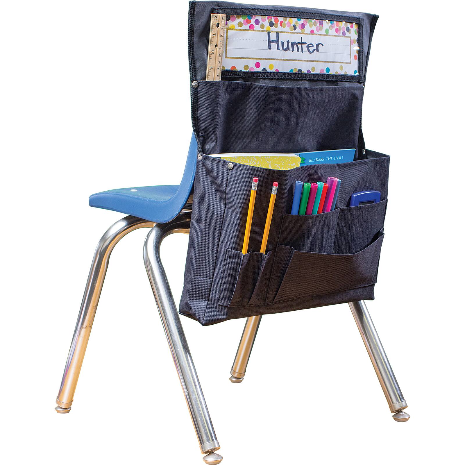 Teacher Created Resources® Black Chair Pocket, 2ct.