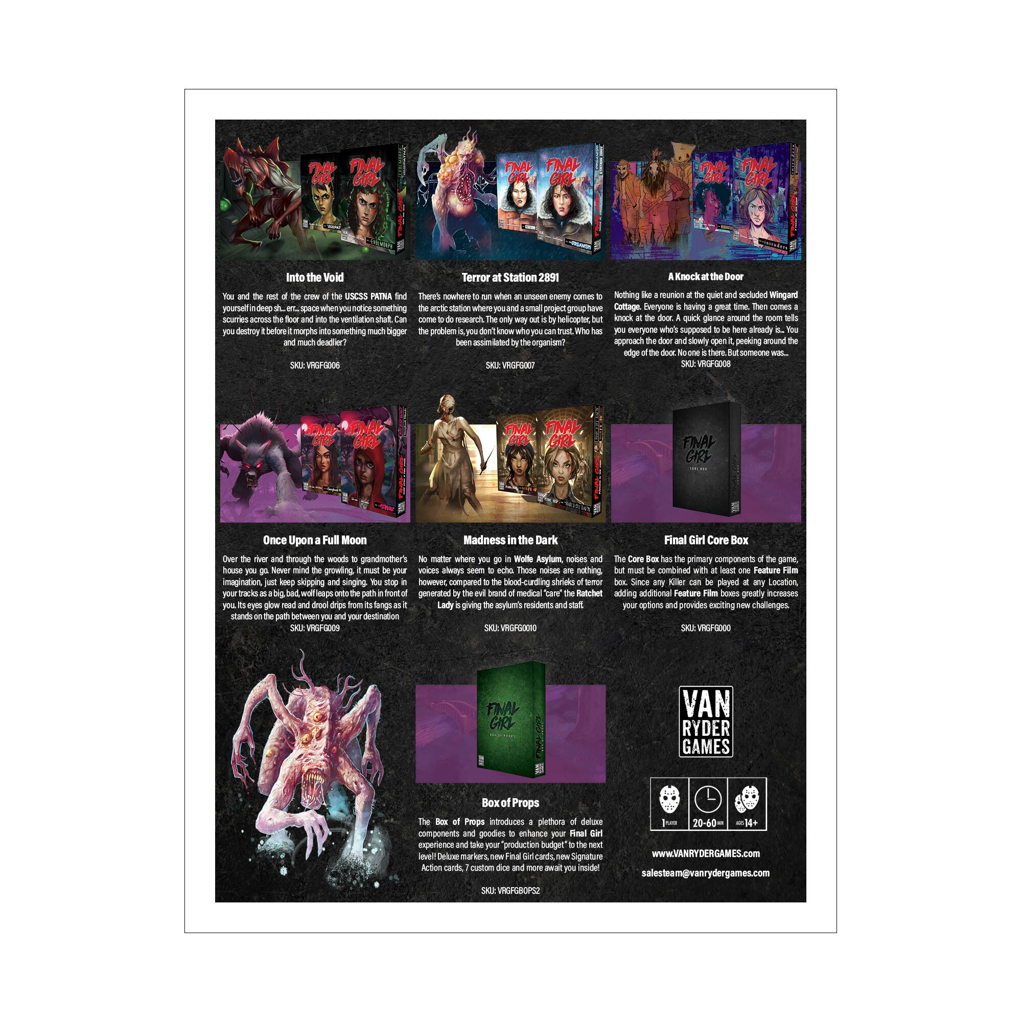 Final Girl: Feature Film Box - Panic at Station 2891