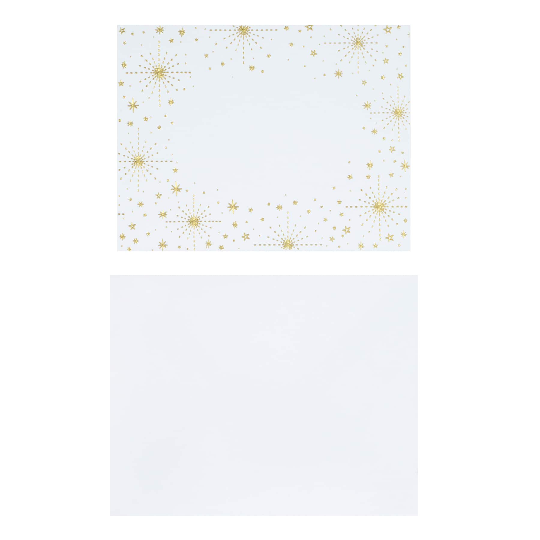 Gold Snowflake Card &#x26; Envelope Set by Recollections&#x2122;