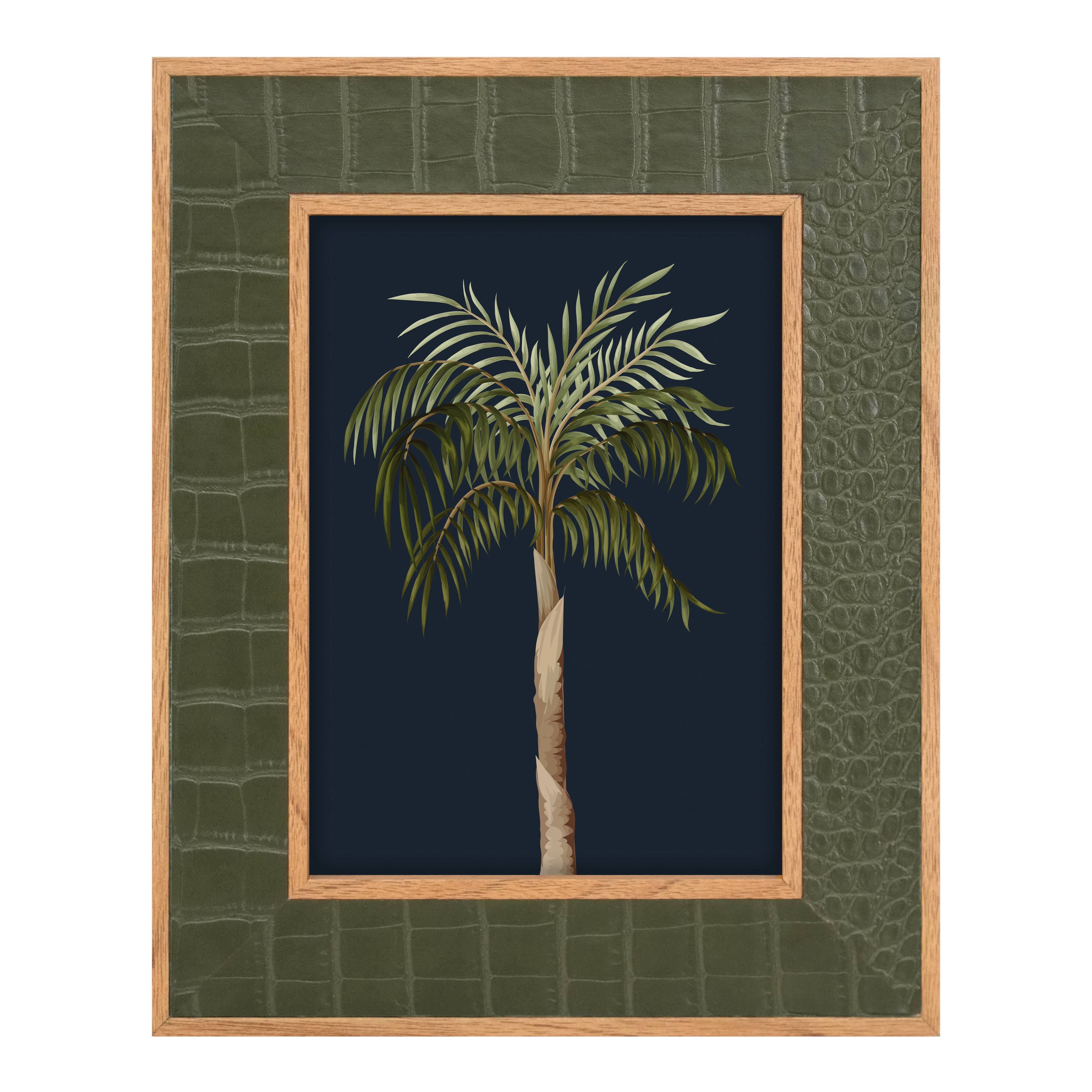 5" x 7" Green Faux Crocodile Tabletop Frame by Ashland®