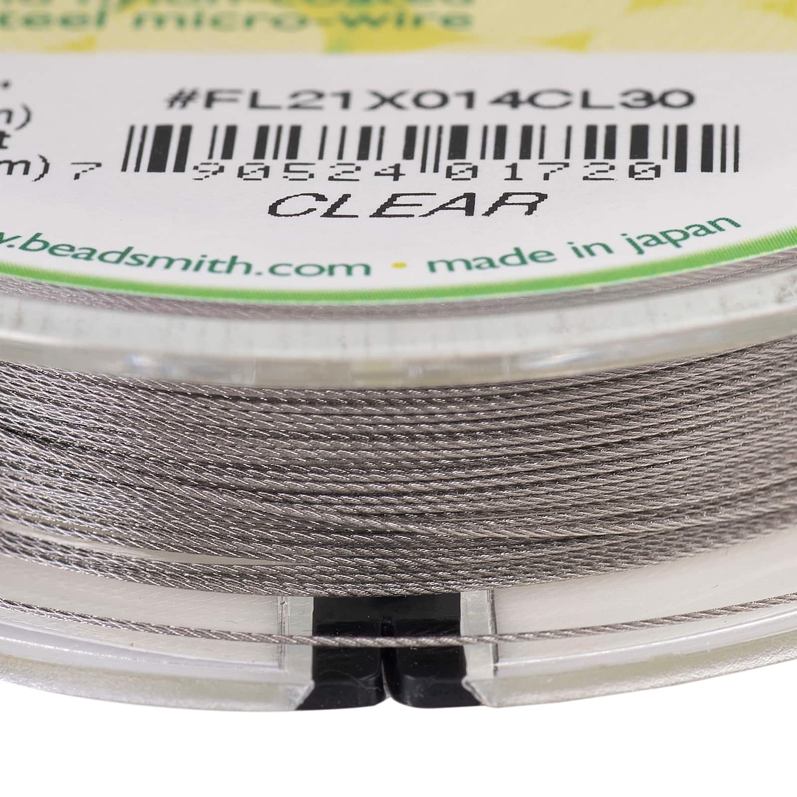 Flex-Rite&#xAE; 0.014&#x22; Clear 21 Strand Beading Wire