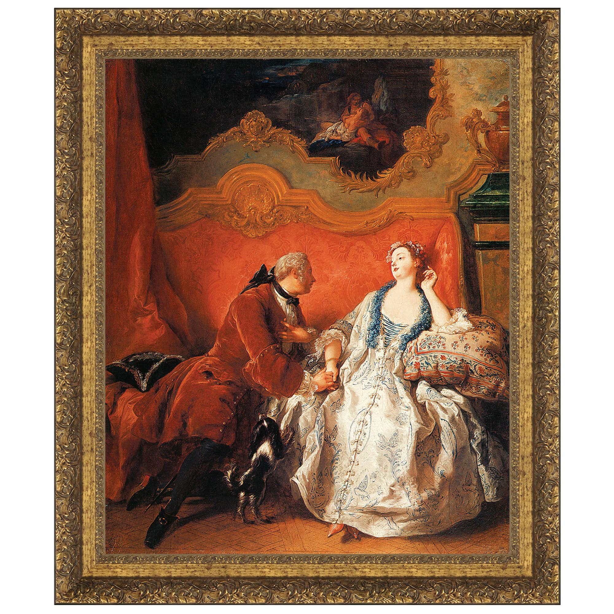 27&#x22; The Declaration of Love 1735 Canvas Replica Painting