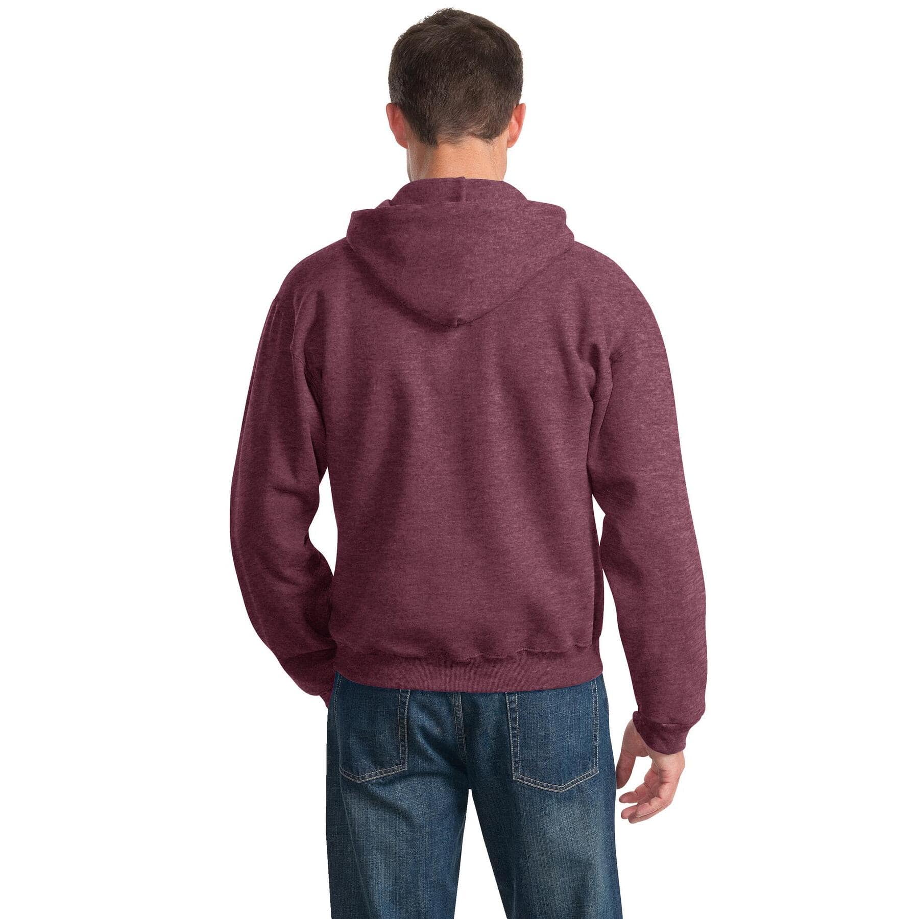 JERZEES® NuBlend Pullover Hooded Heathered Sweatshirt