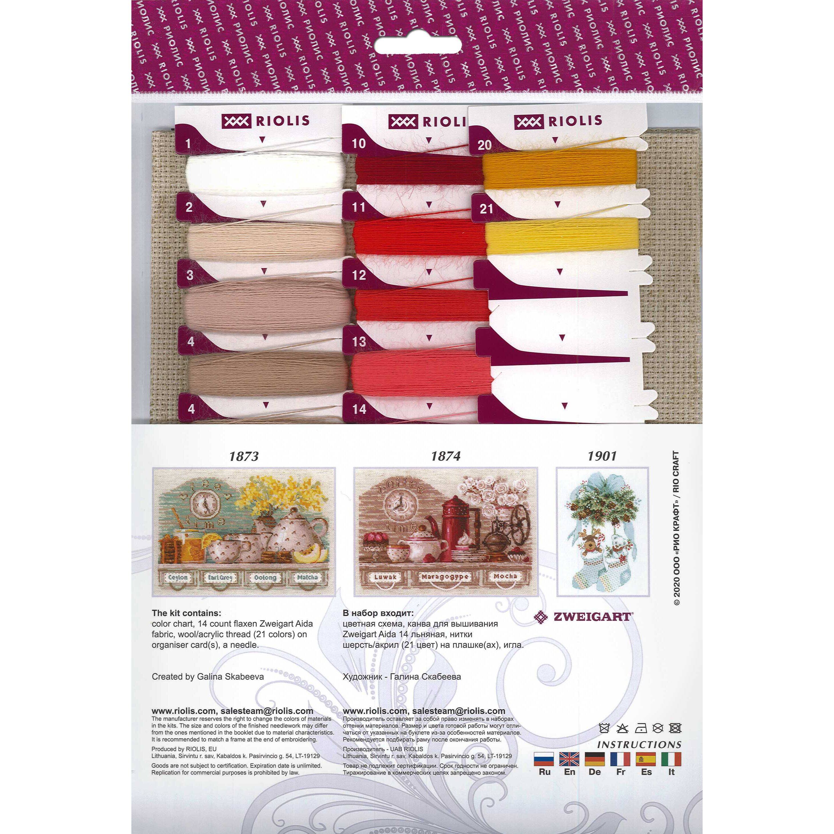 RIOLIS Christmas Shelf Cross Stitch Kit