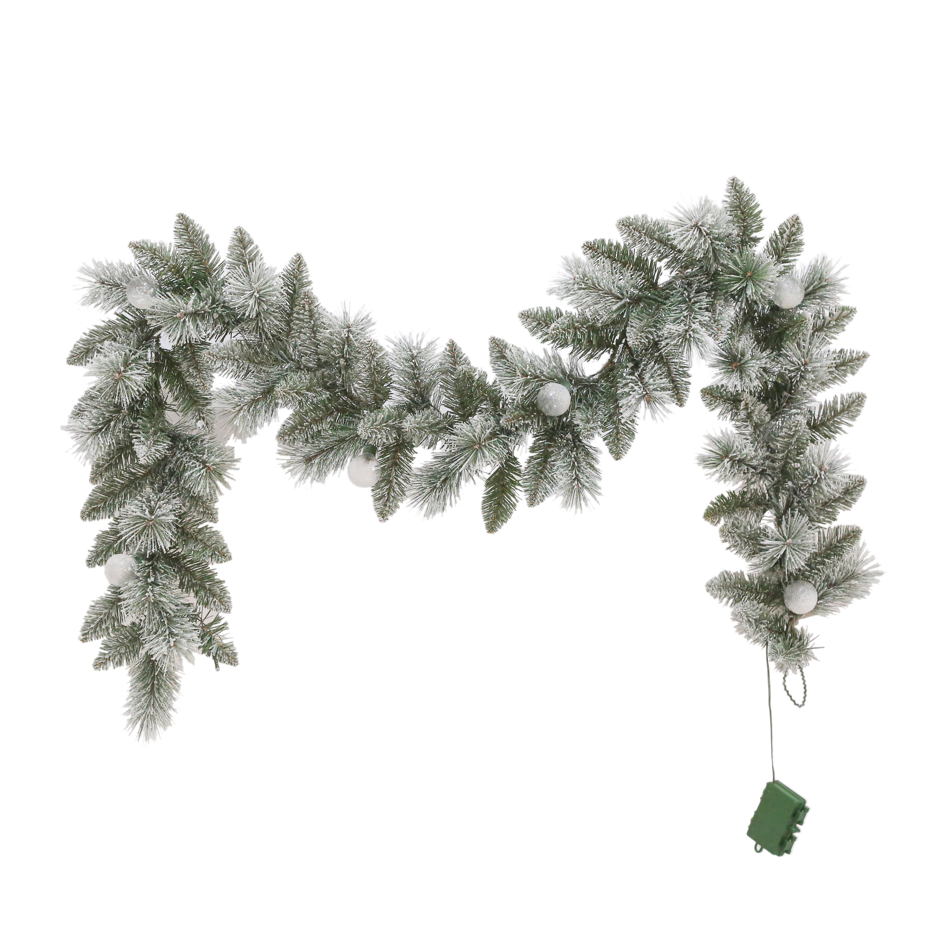 6ft. Pre-Lit Glacier Fir Garland by Ashland&#xAE;