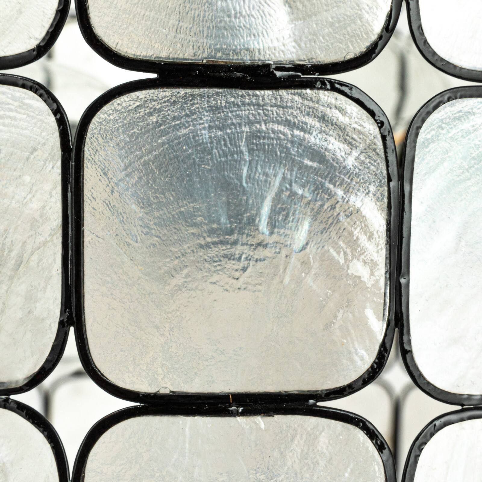 Hello Honey&#xAE; Emma Capiz Black Finish Pendant Lamp