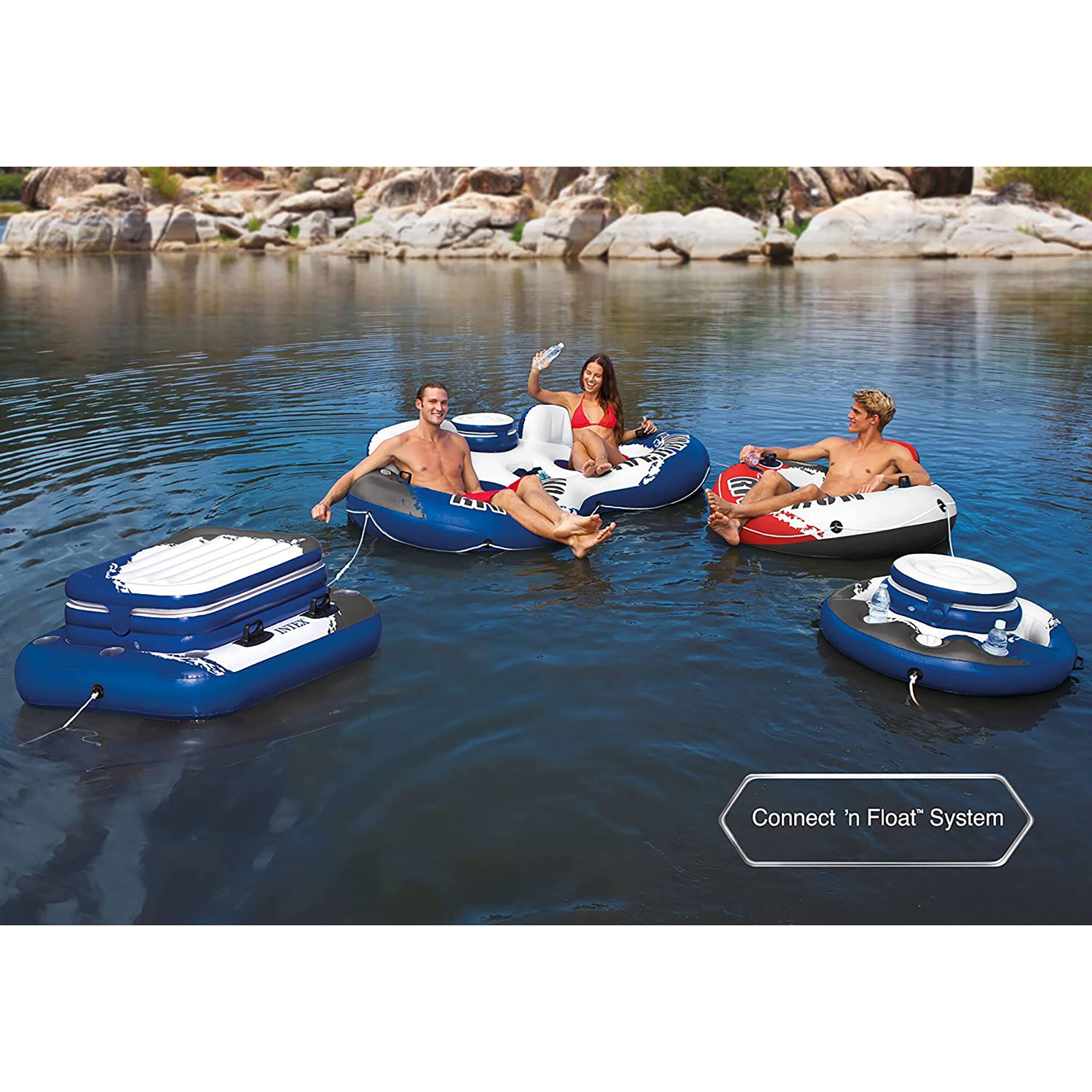 Intex&#xAE; Red River Run&#x2122; 1 Fire Edition Inflatable Float