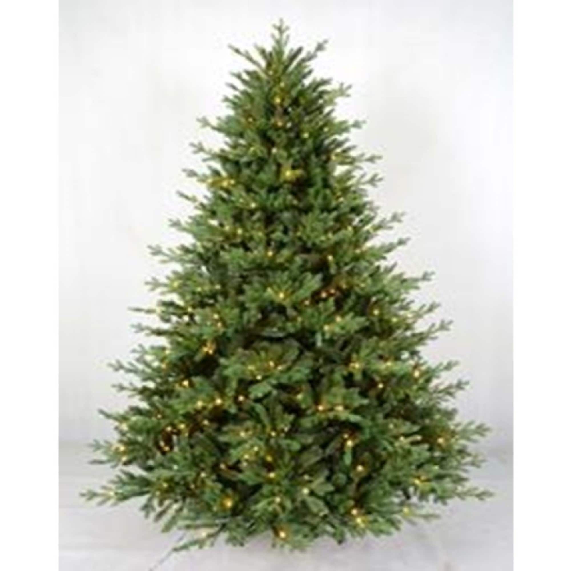 6.5ft. Pre-Lit Real Touch™ Cumberland Pine Artificial Christmas Tree, Warm White LED Lights