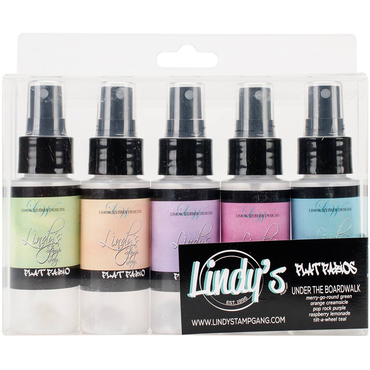 Lindy's Stamp Gang® Under the Boardwalk Flat Fabios Set, 2oz.