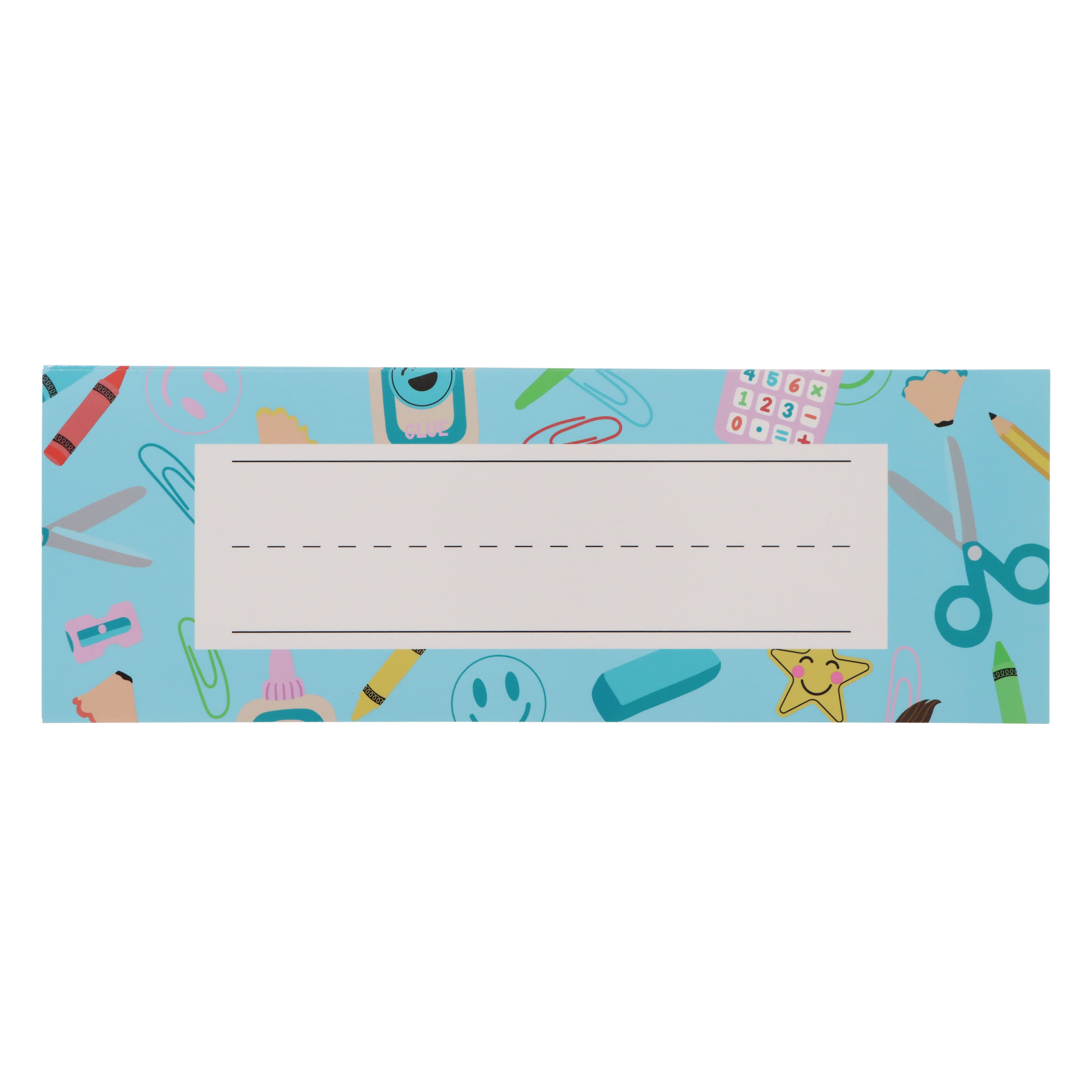7.5" School Supplies Name Plates, 24ct. by B2C™