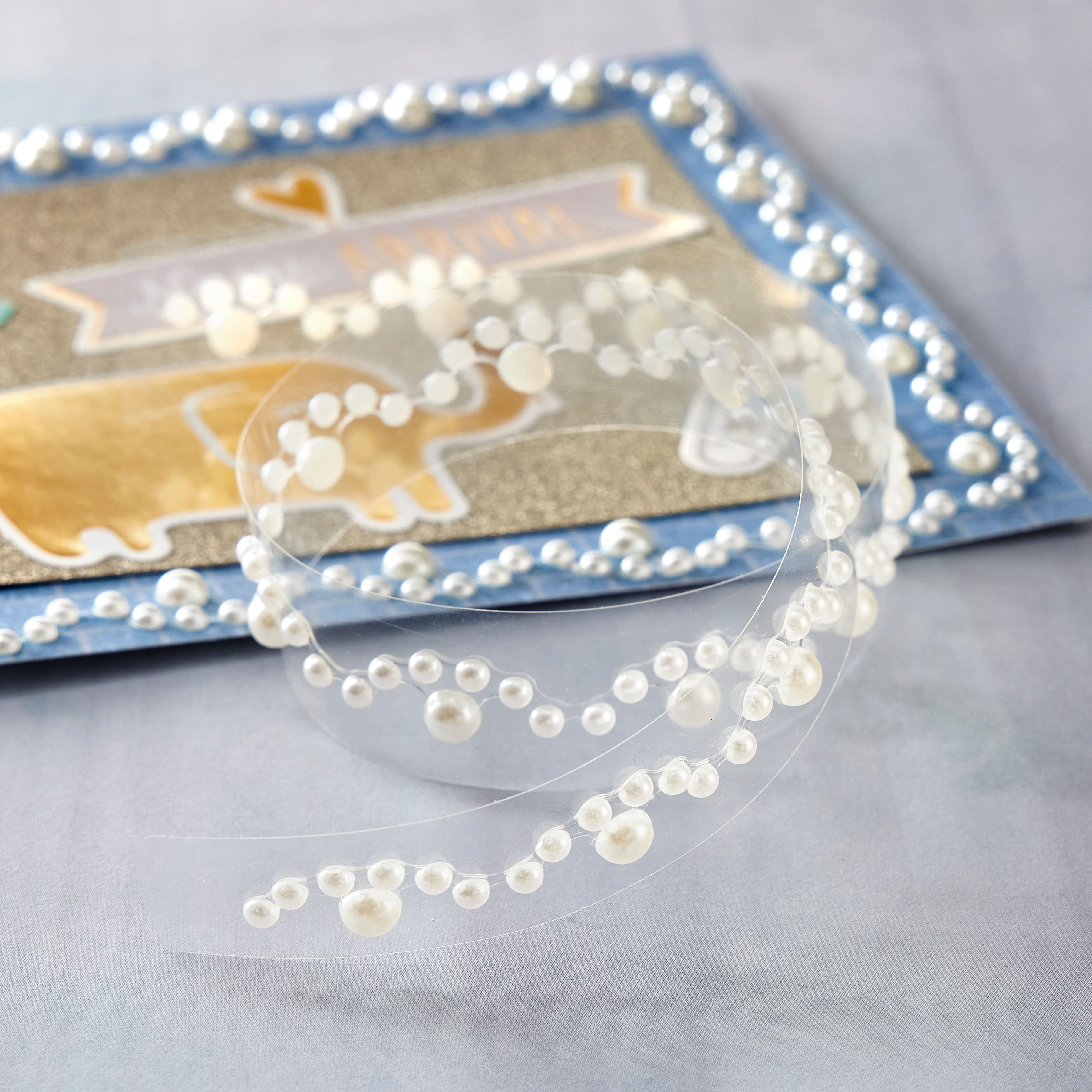 12 Pack: Pearl Eyelet Adhesives by Recollections&#x2122; Bling on a Roll&#x2122;