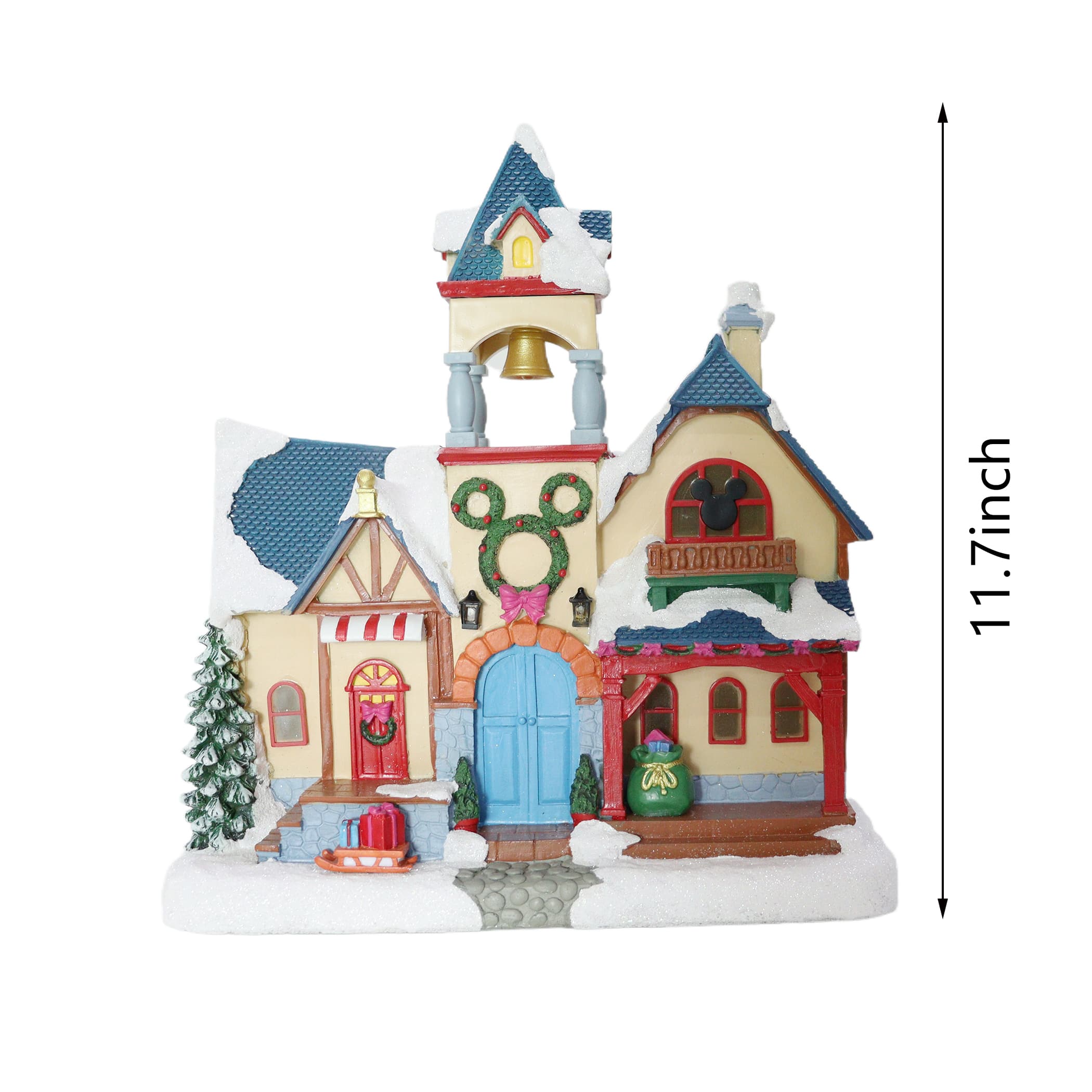 Disney&#xAE; Mickey &#x26; Friends Lighted Christmas Village, 12ct.