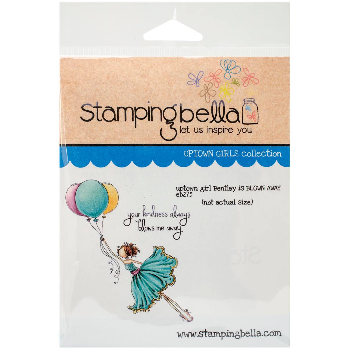 Stamping Bella Bentley Gets Blown Away Cling Stamps | Michaels®