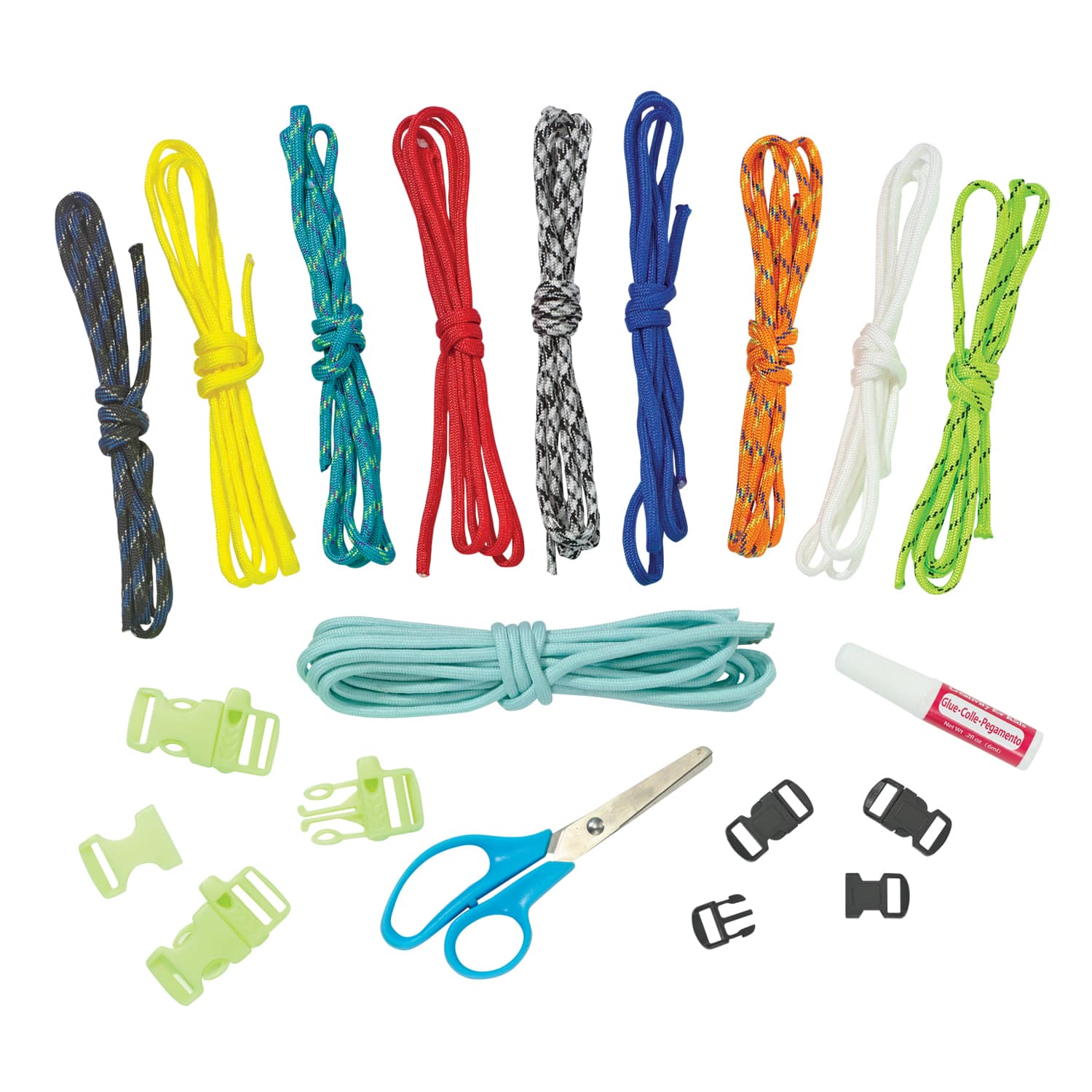 Creativity For Kids Glow-in-the-Dark Paracord Wristbands