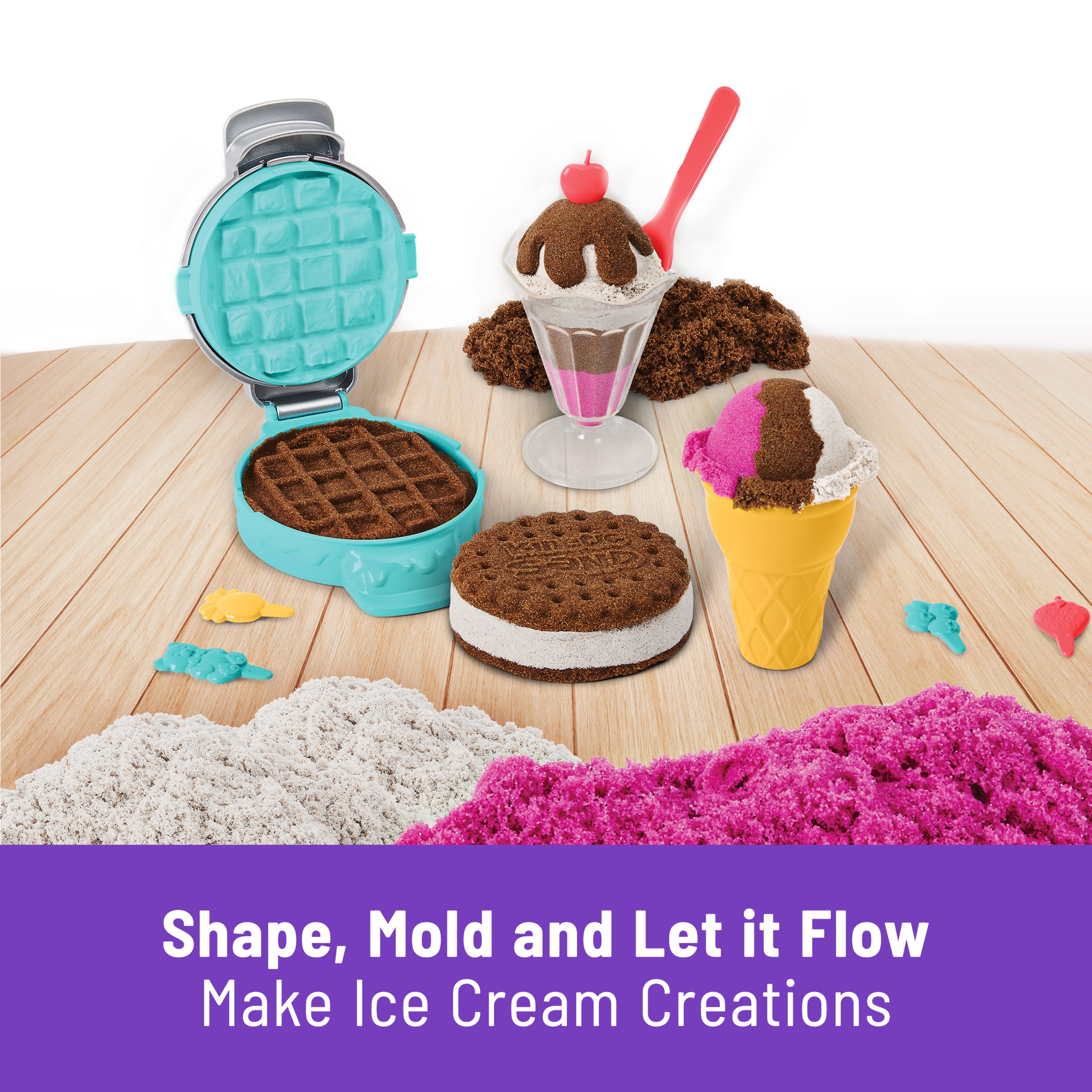 Kinetic Sand&#x2122; Ice Cream Treats Scented Playset