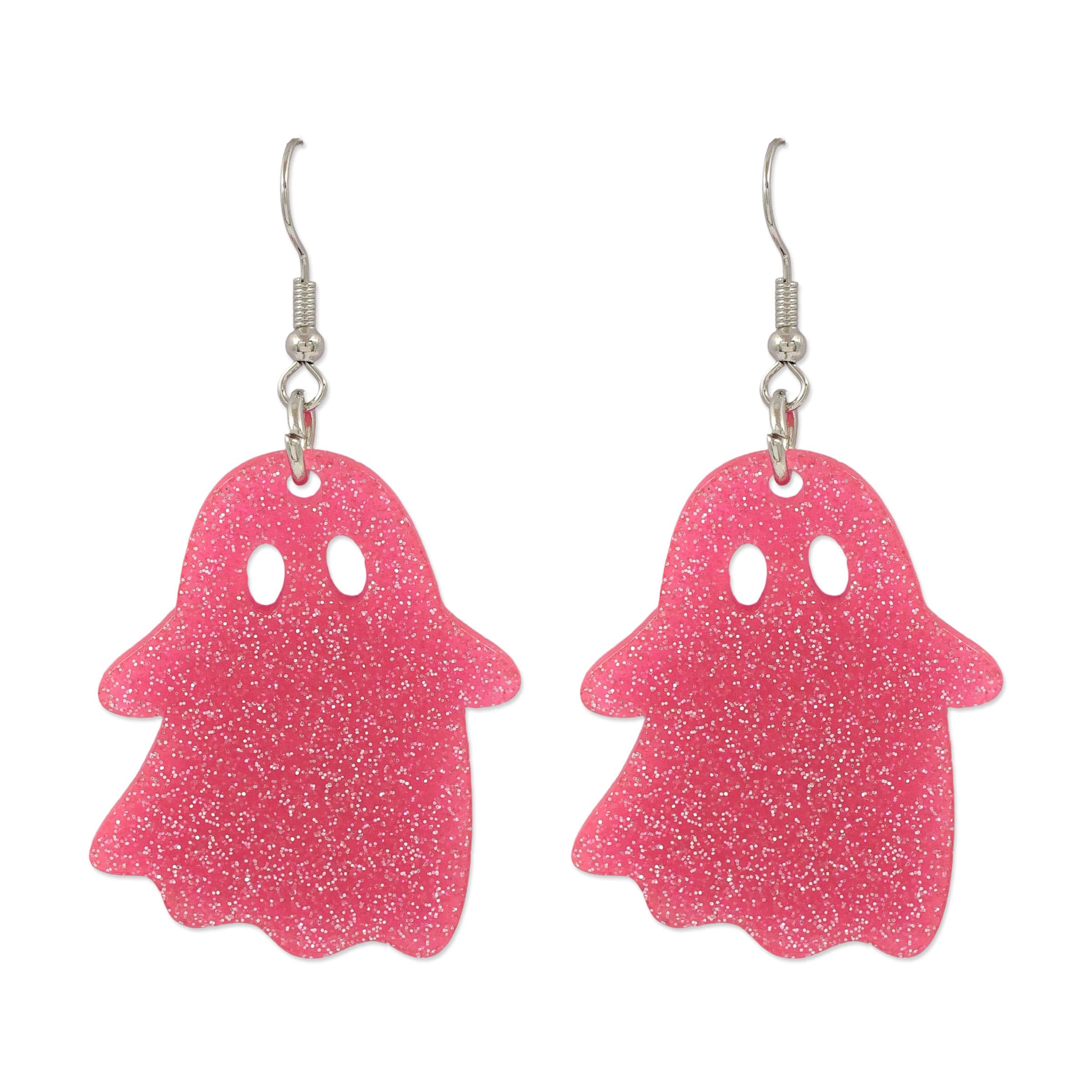 Pink Holographic Ghost Earrings by Celebrate It&#x2122;