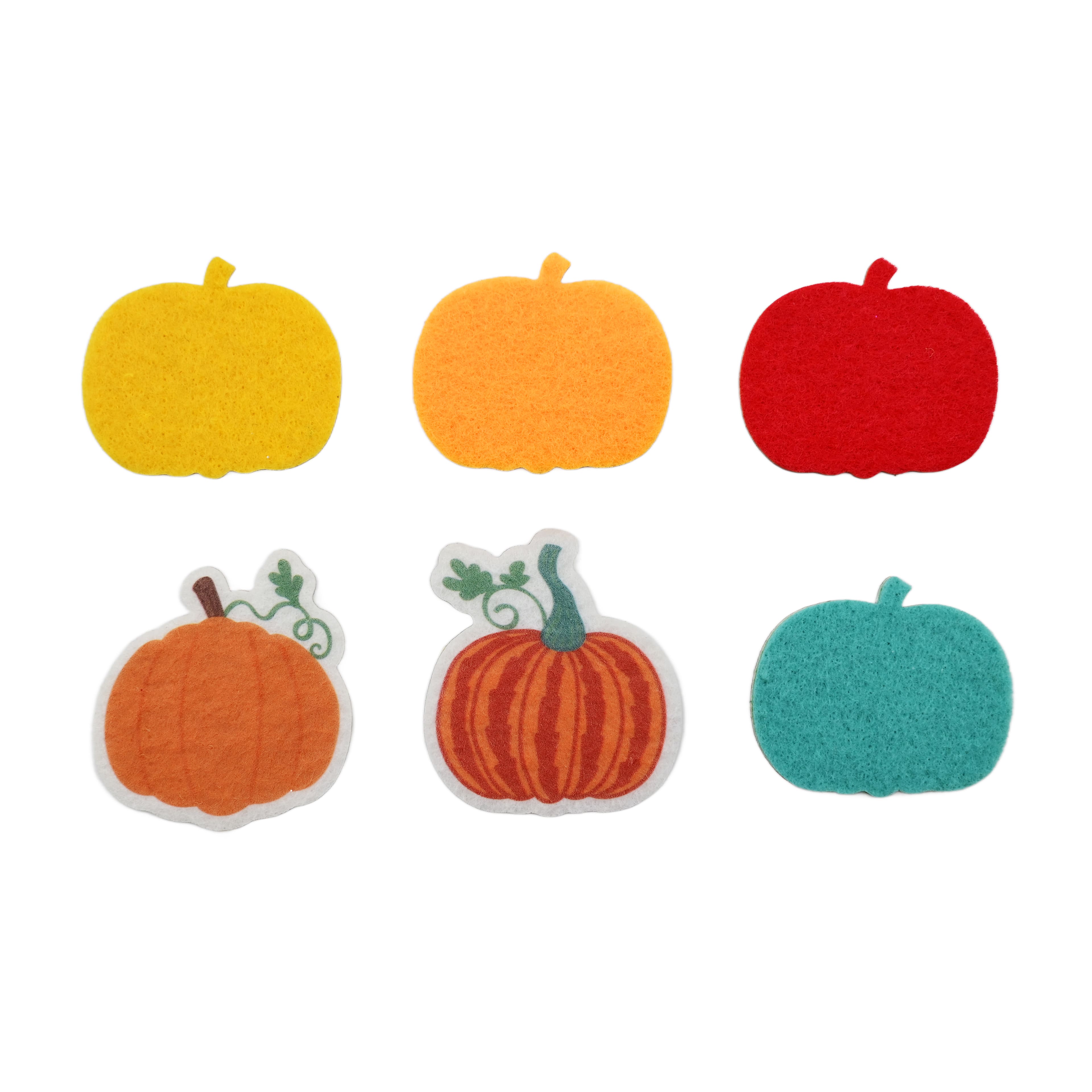 Pumpkin Felt Stickers, 85ct. by Creatology&#x2122;