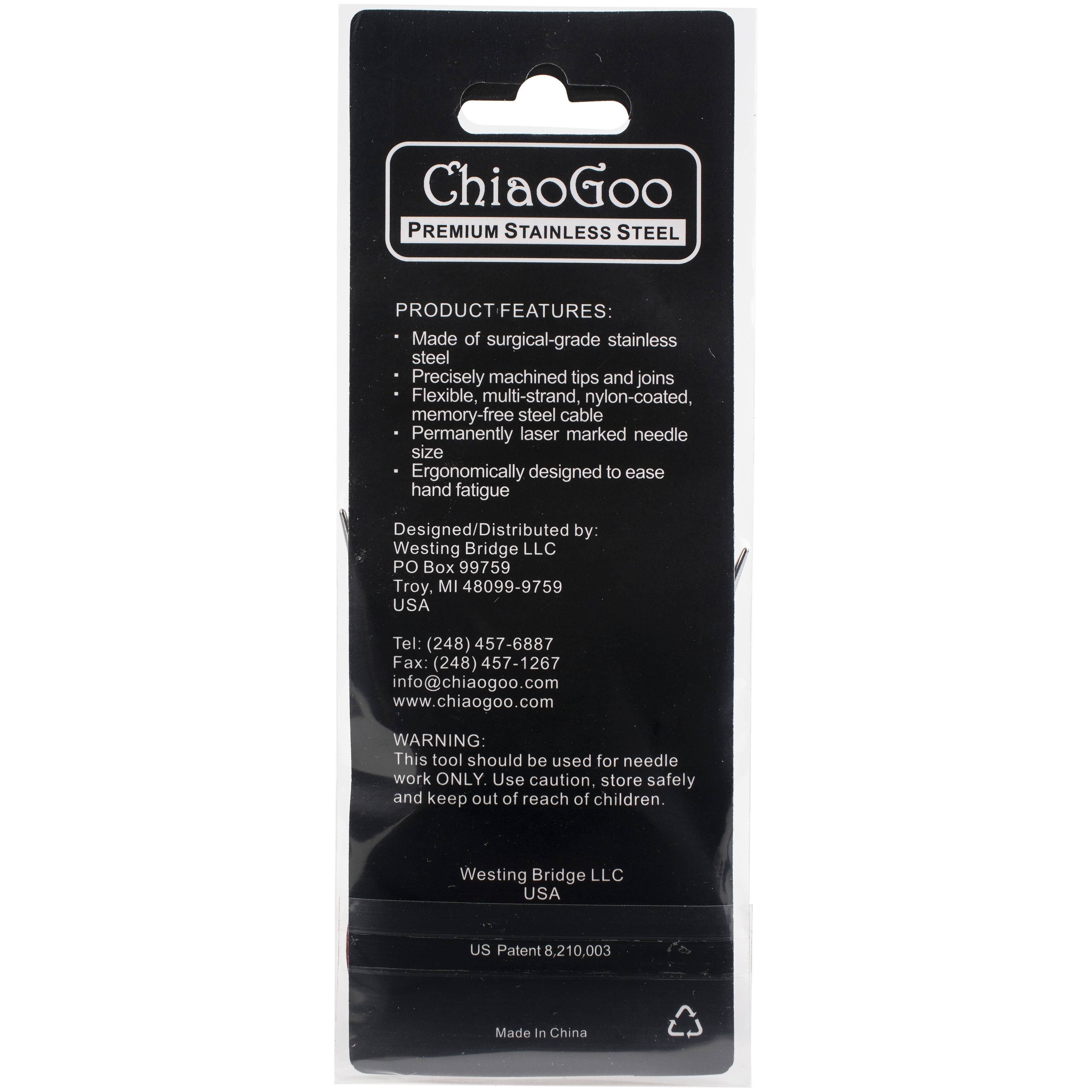 ChiaoGoo RED Lace&#x2122; 16&#x22; Stainless Circular Knitting Needles