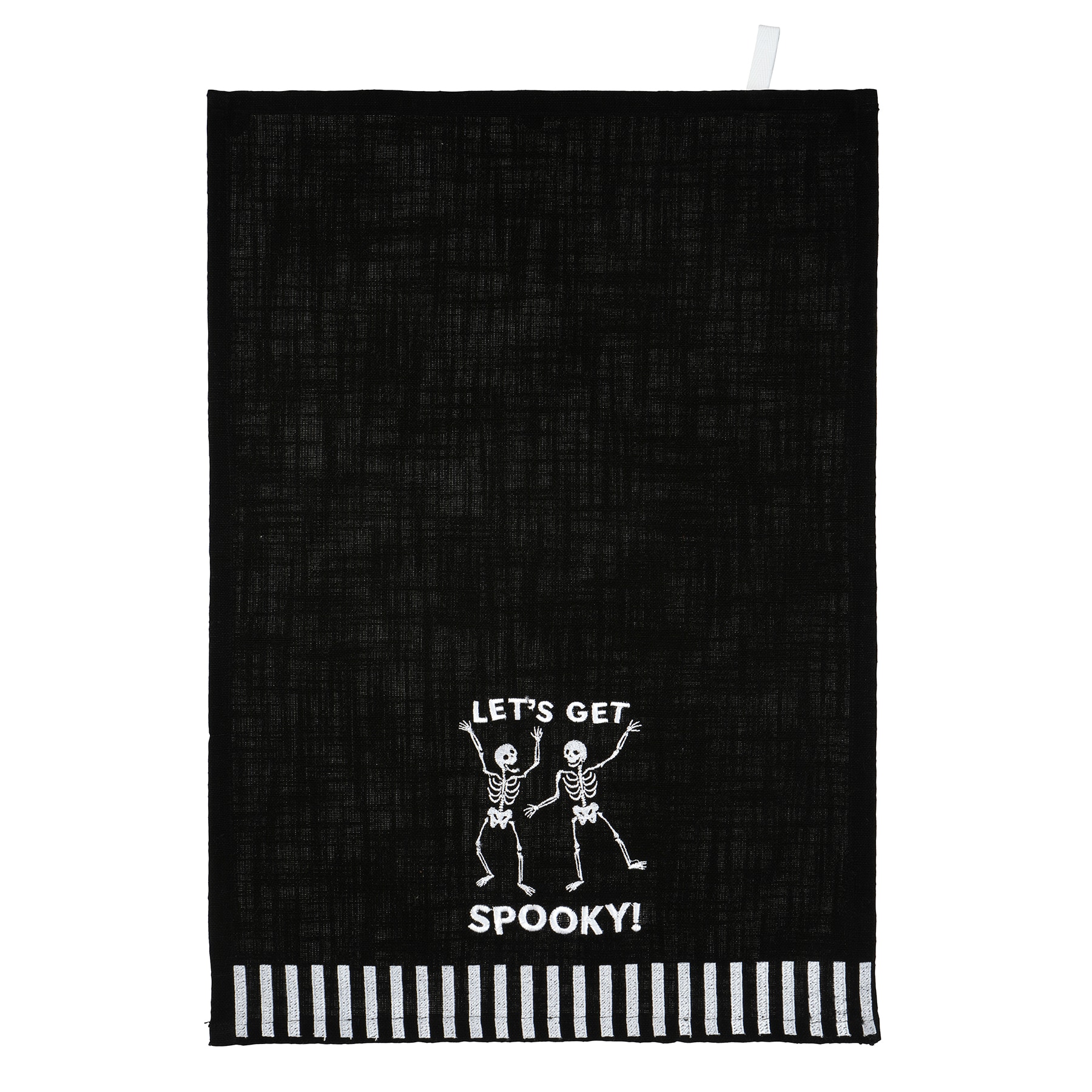 Let's Get Spooky Embroidered Tea Towel by Makery™
