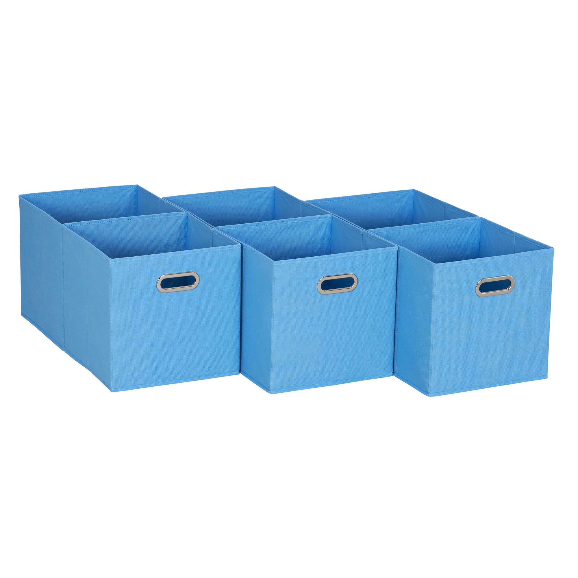 6 Pack Household Essentials 11" Fabric Storage Bins
