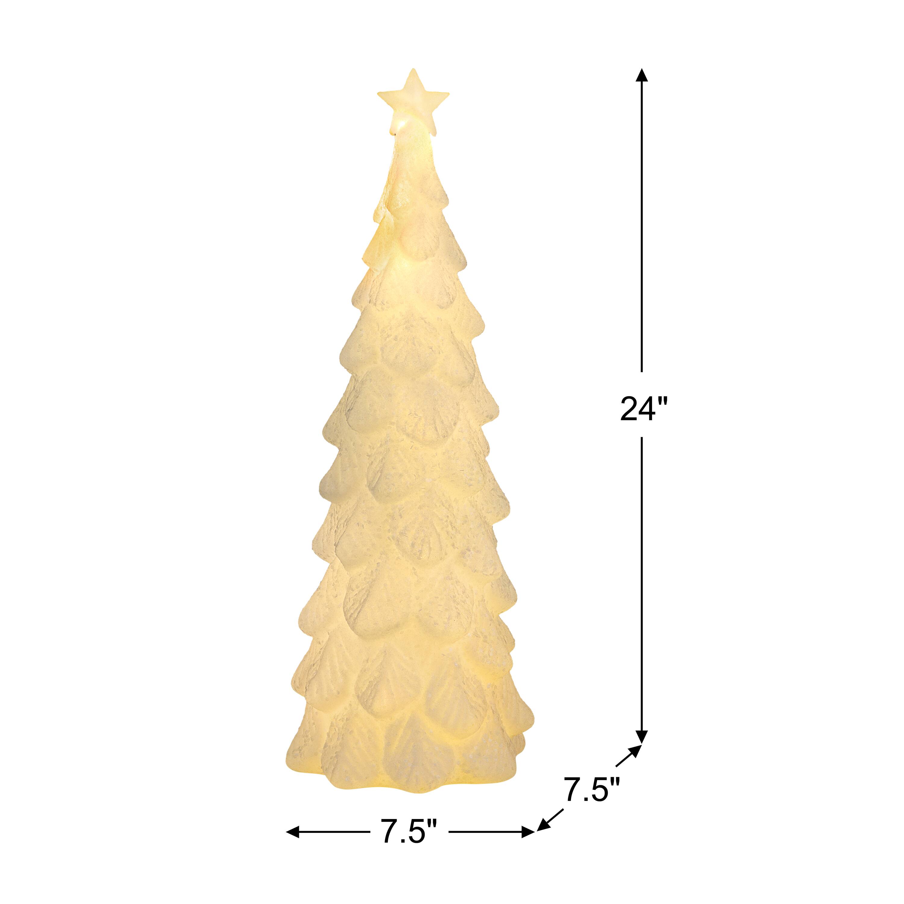 Mr. Christmas 24&#x22; Lit Glitter Tree Blow Mold
