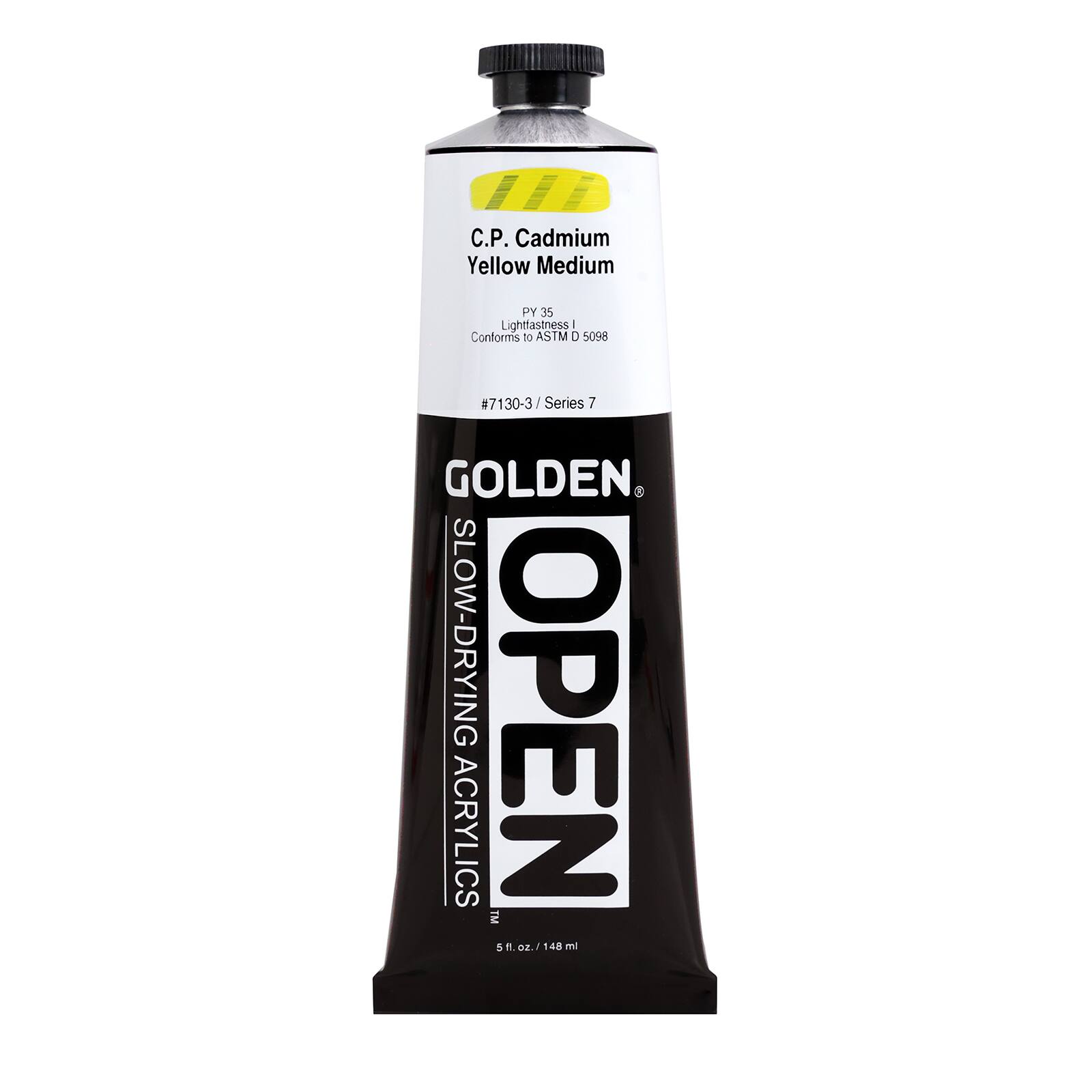 Golden OPEN Slow-Drying Acrylics, 5 oz Paint in C.p. Cadmium Yellow Medium - D021976S - Art and Craft Paint Get the Golden OPEN Slow-Drying Acrylics, 5oz. at  sku D021976S