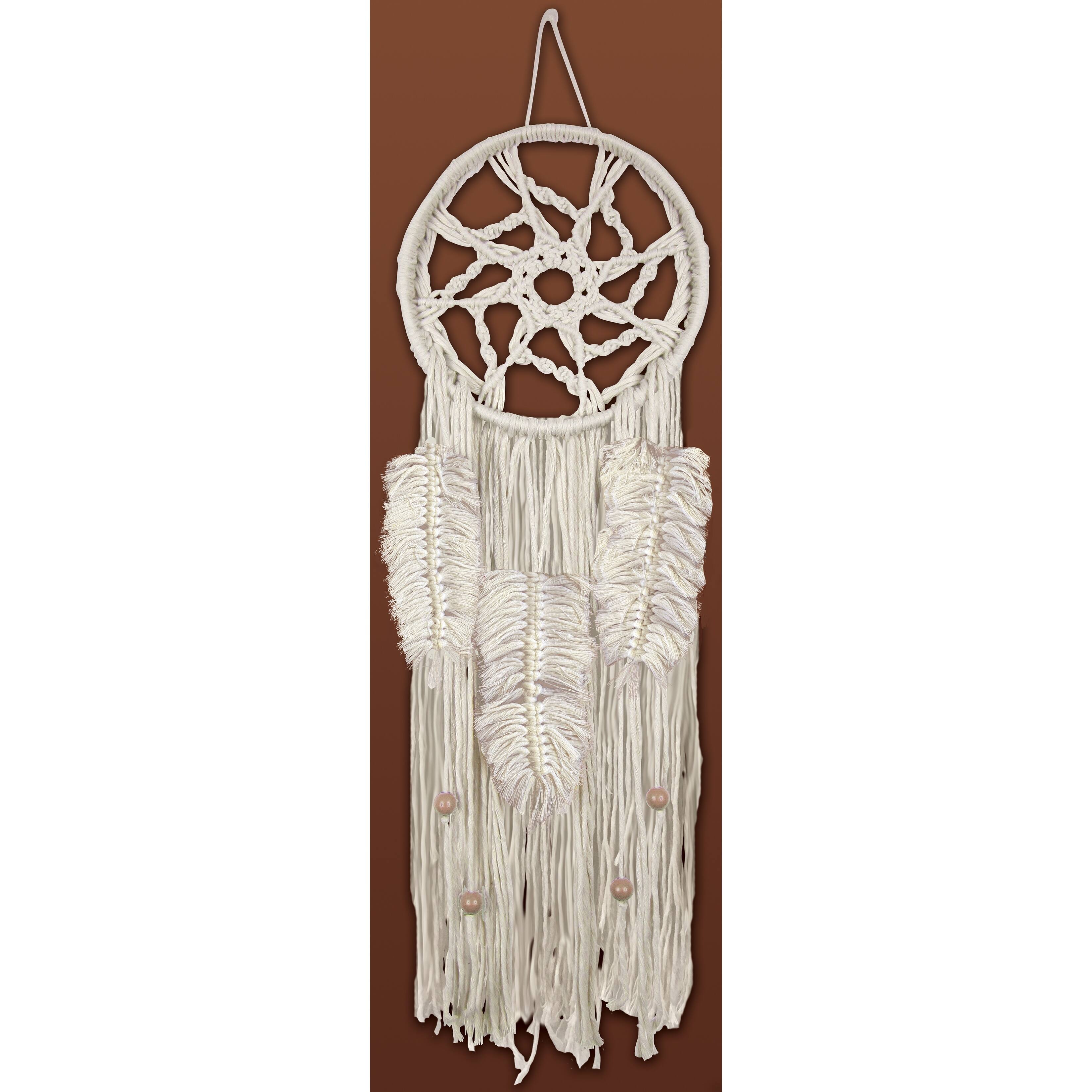 Design Works™ Zenbroidery™ Natural Dream Catcher Macramé Wall Hanging Kit