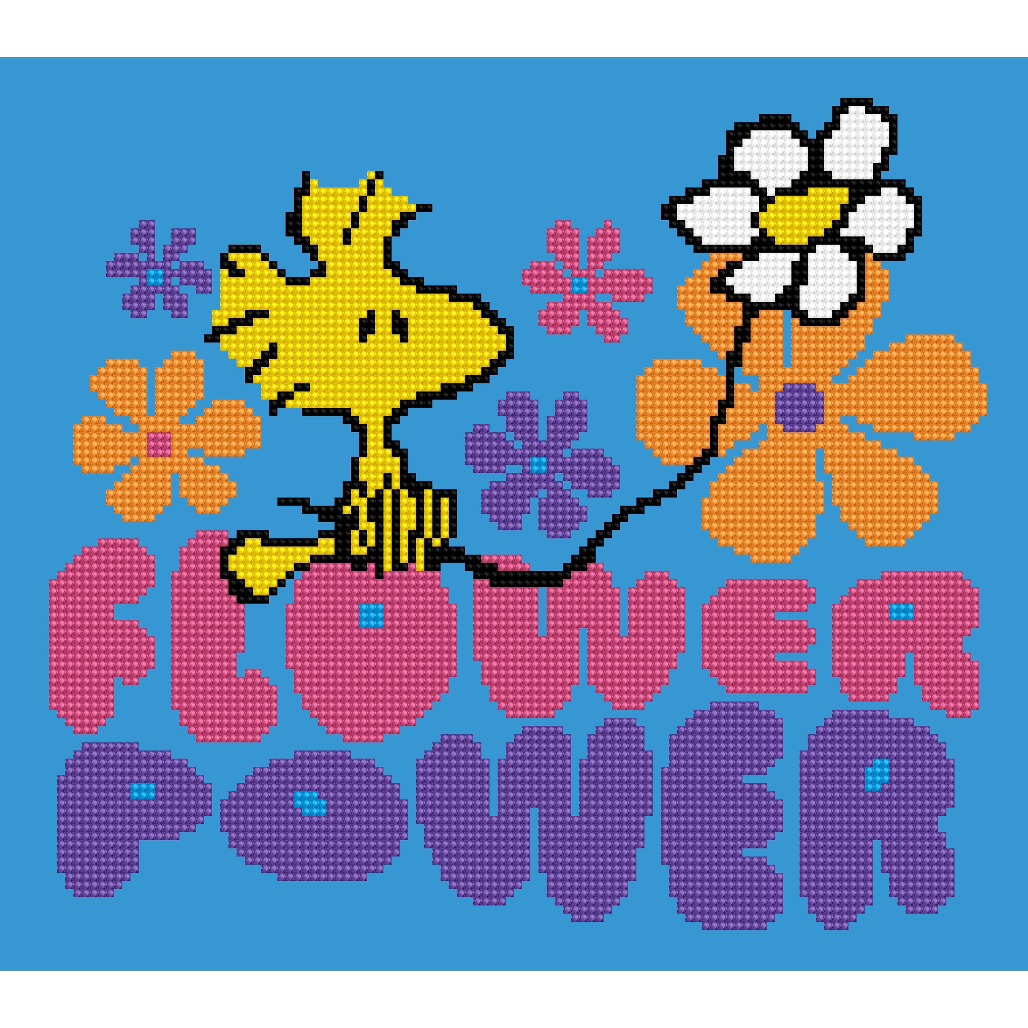 Diamond Dotz&#xAE; Peanuts&#xAE; Flower Power Intermediate Facet Art Kit