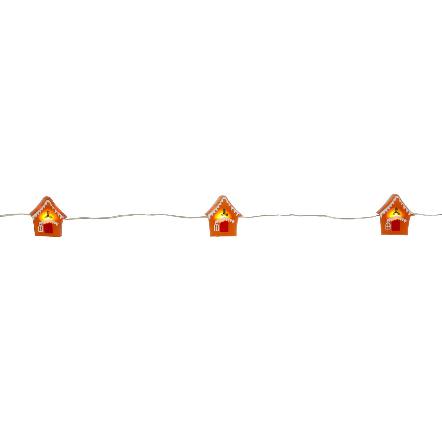 18ct. Gingerbread House LED Icon String Lights by Ashland&#xAE;