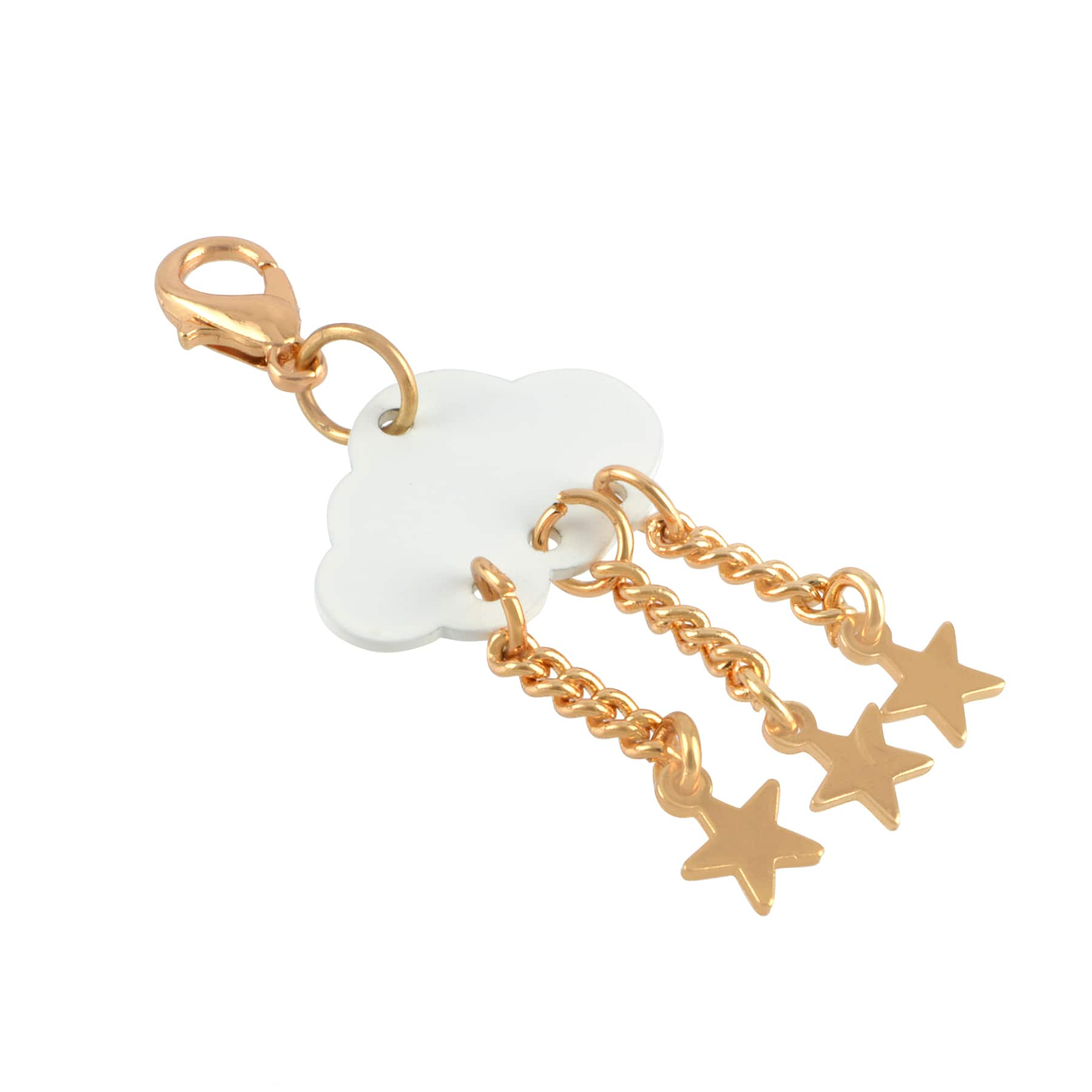 12 Pack: Cloud with Stars Charm by Bead Landing&#x2122;