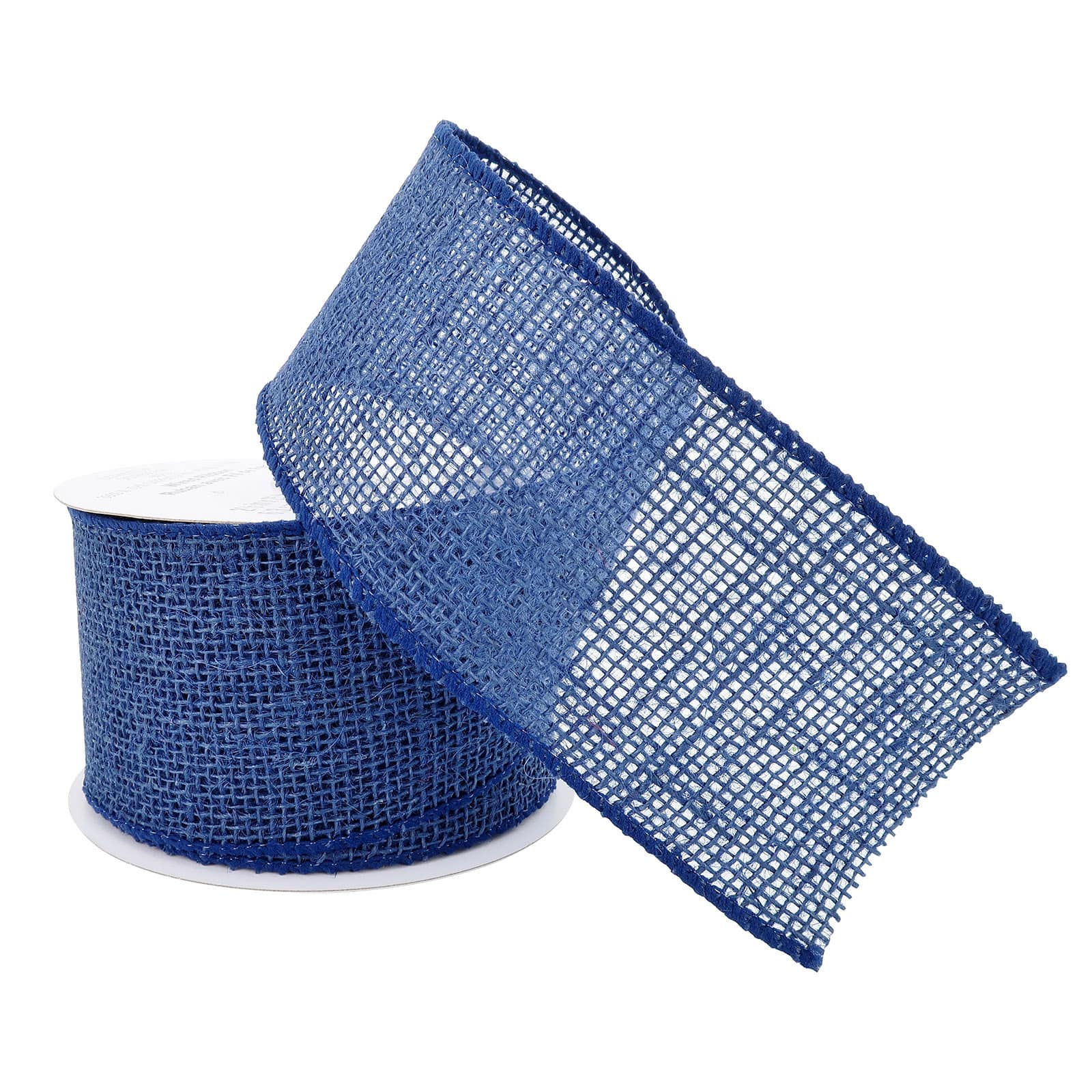 12 Pack: 2.5" x 25ft. Faux Linen Wired Ribbon by Celebrate It®