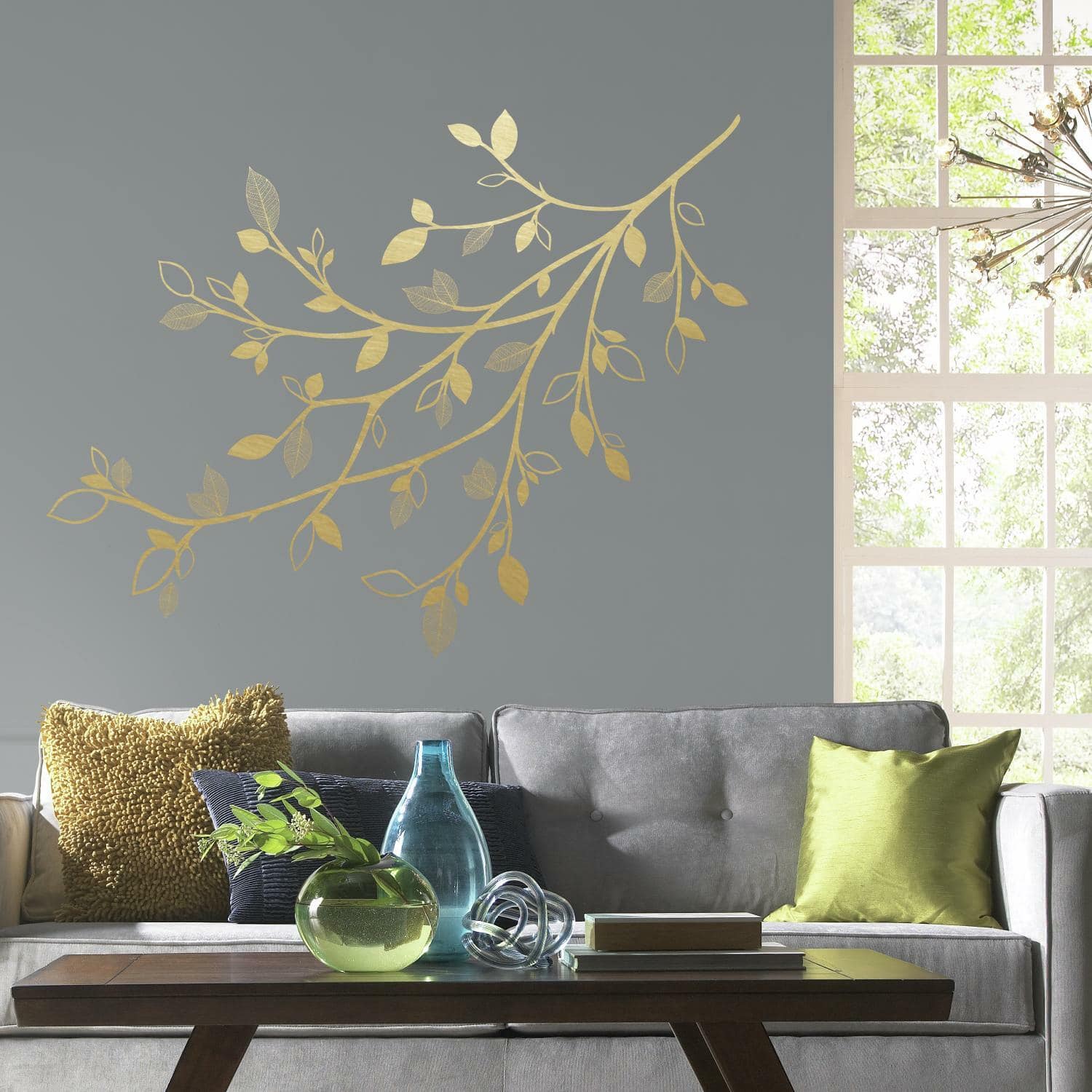RoomMates Gold Branch Peel & Stick Giant Wall Decals | Michaels