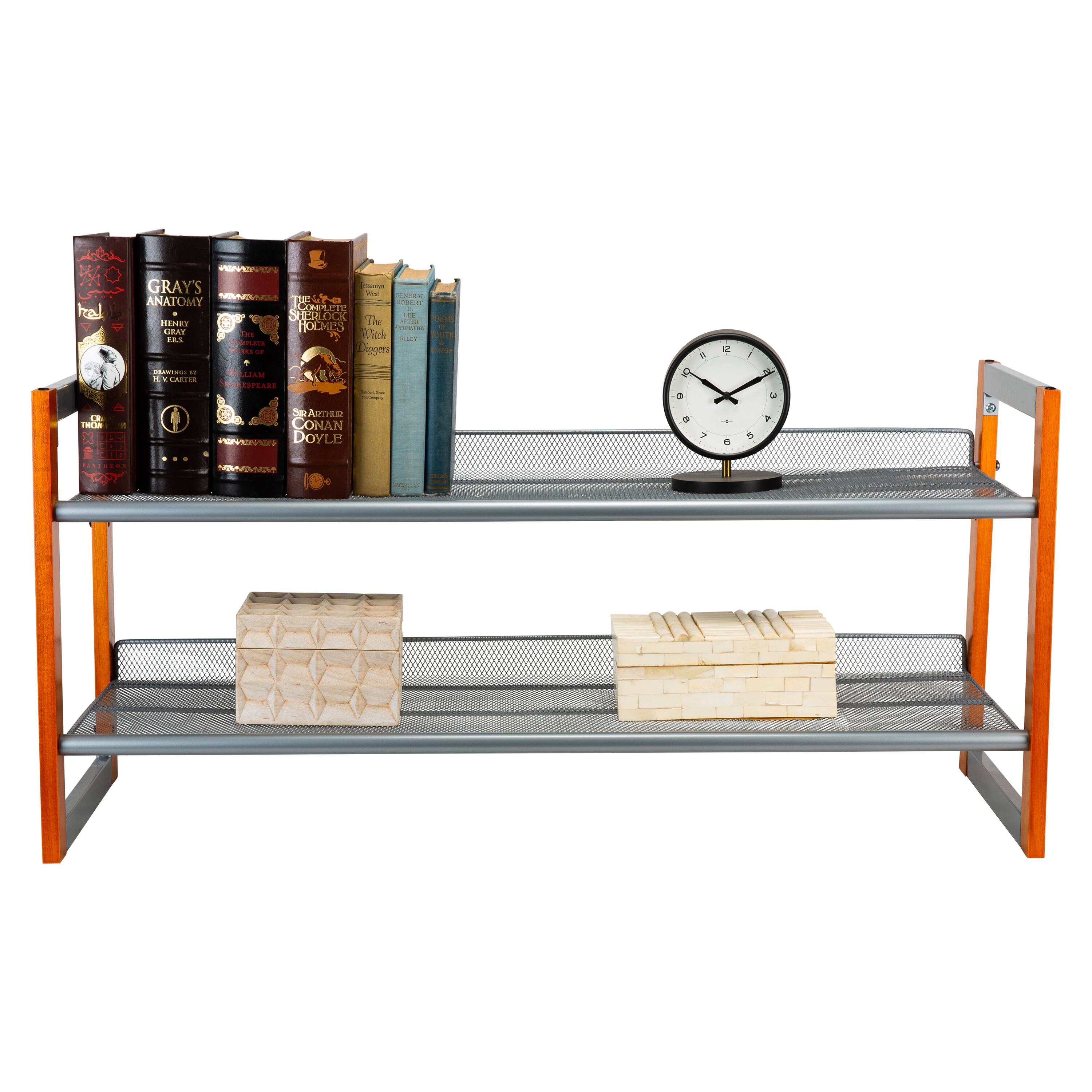 Organize It All Wooden Stackable Shoe Rack