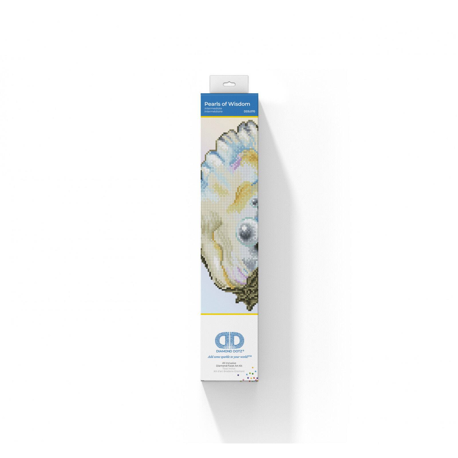 Diamond Dotz&#xAE; Intermediate Pearls of Wisdom Diamond Painting Kit