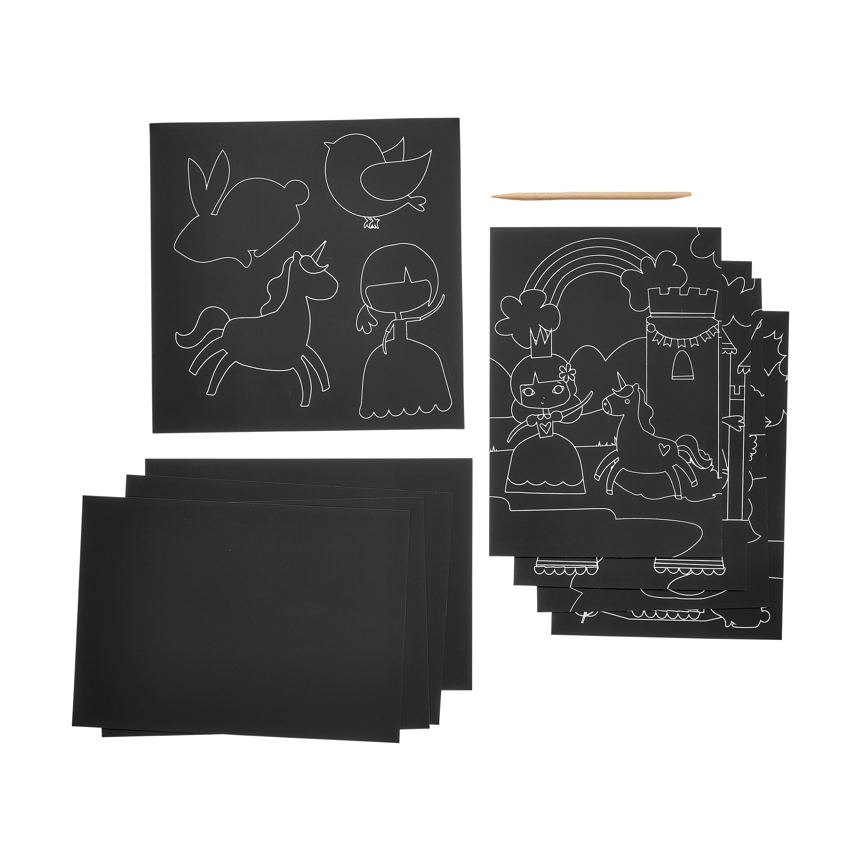 Scratch & Scribble Princess Garden Art Set