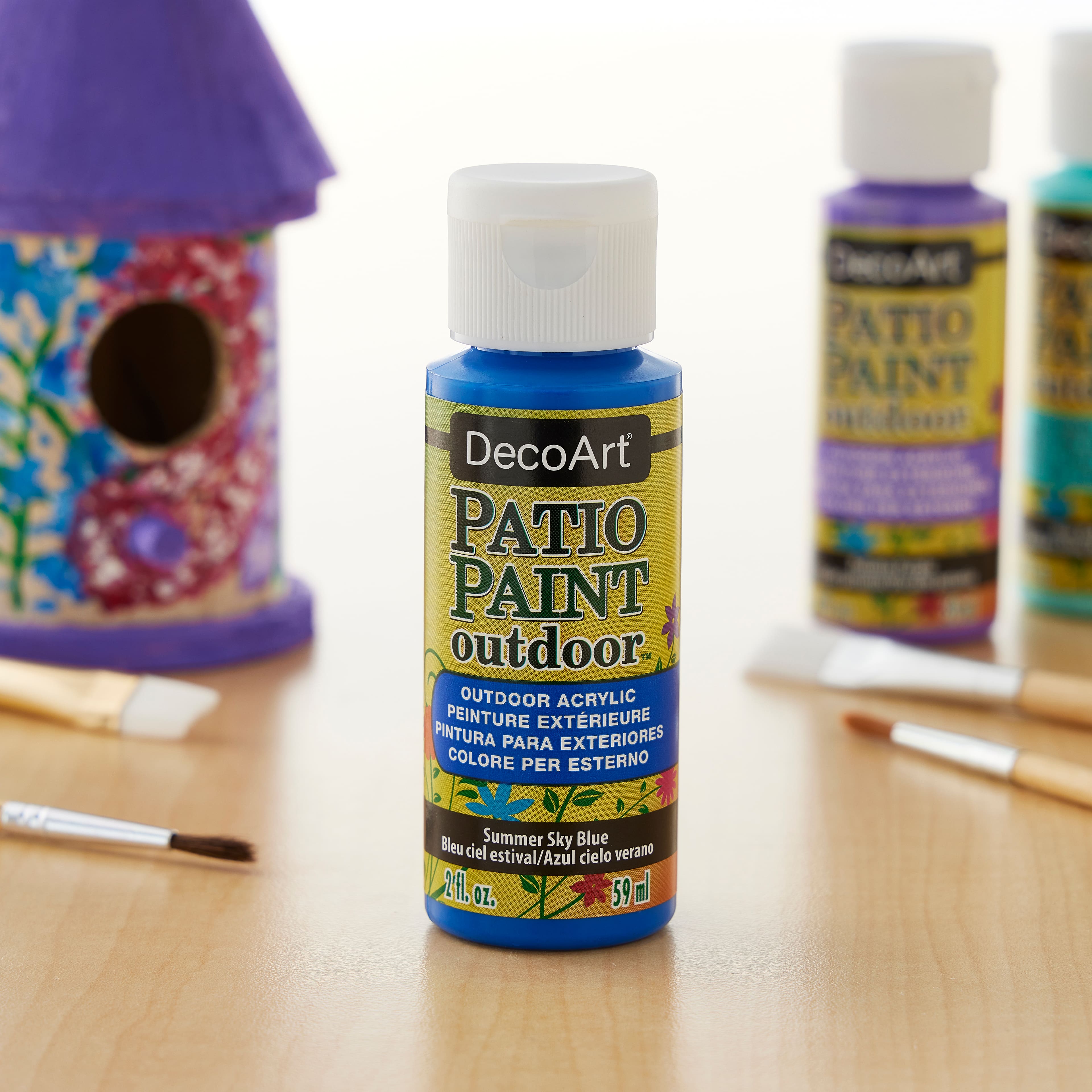 DecoArt 18ct Core Colors 2oz Outdoor Acrylic Patio Paint