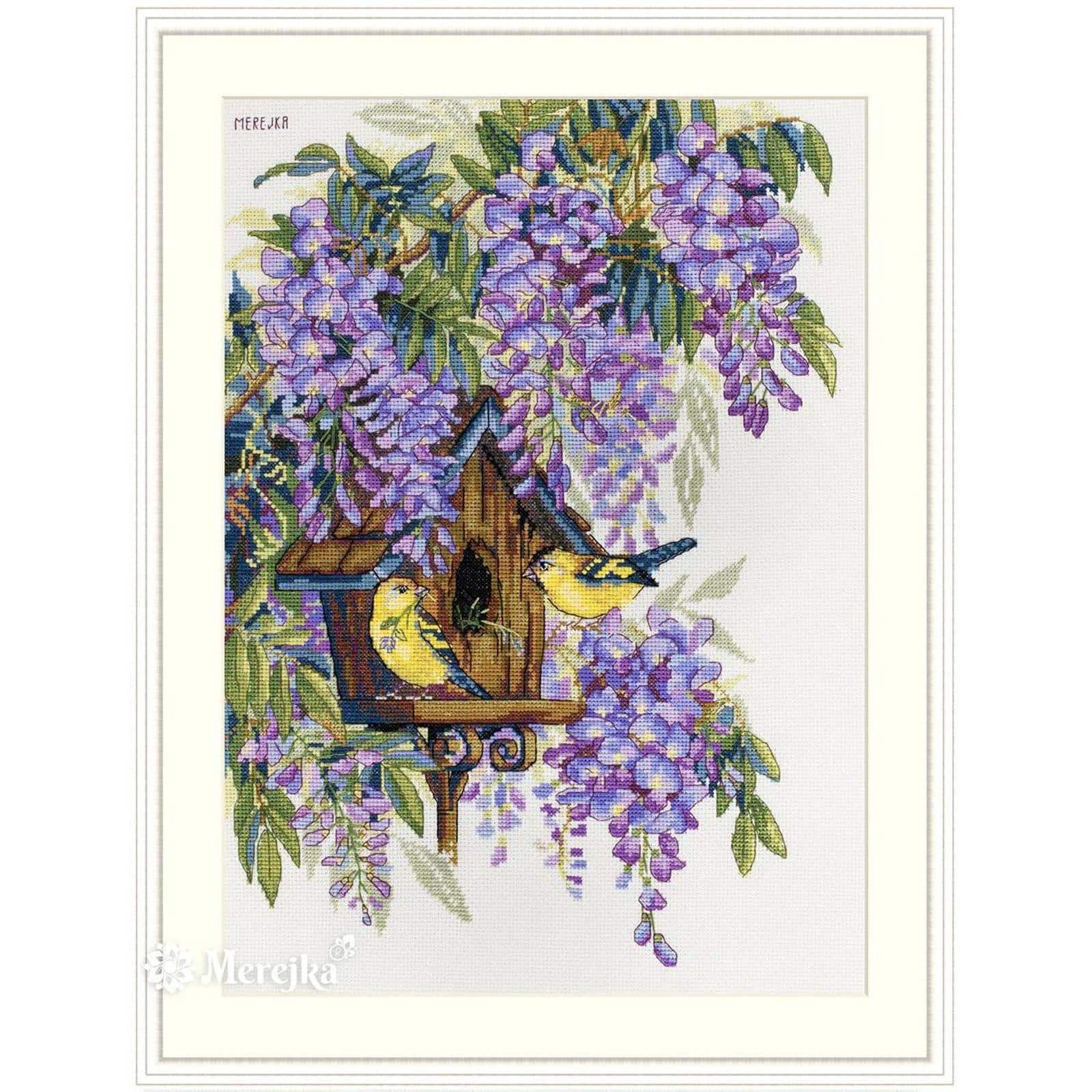 Merejka Wisteria Counted Cross Stitch Kit