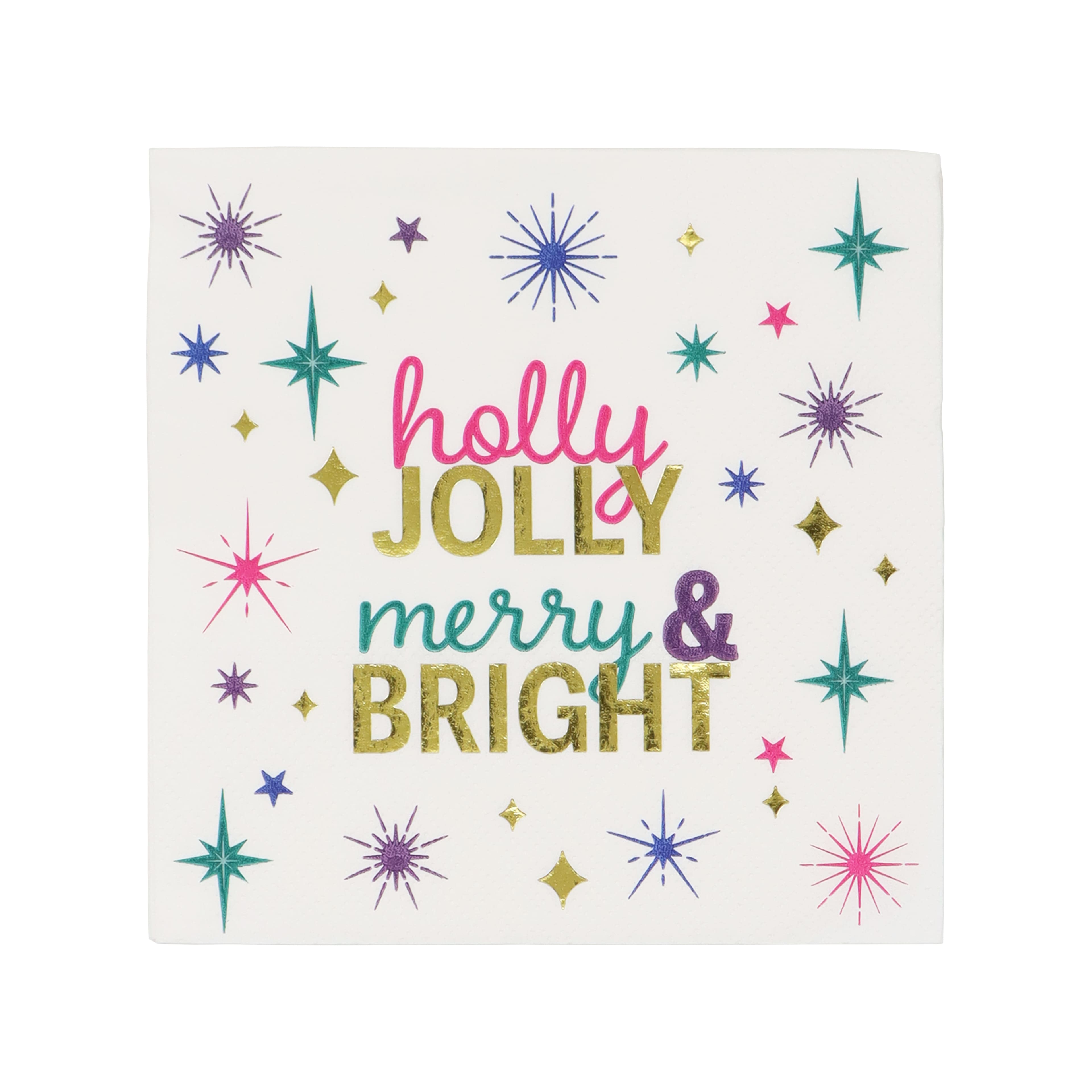 Holly Jolly Merry &#x26; Bright Cocktail Napkins, 20ct. by Ashland&#xAE;