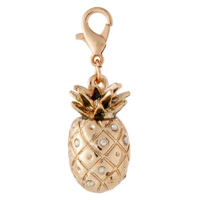 Charmalong™ Gold Pineapple Charm by Bead Landing™ image