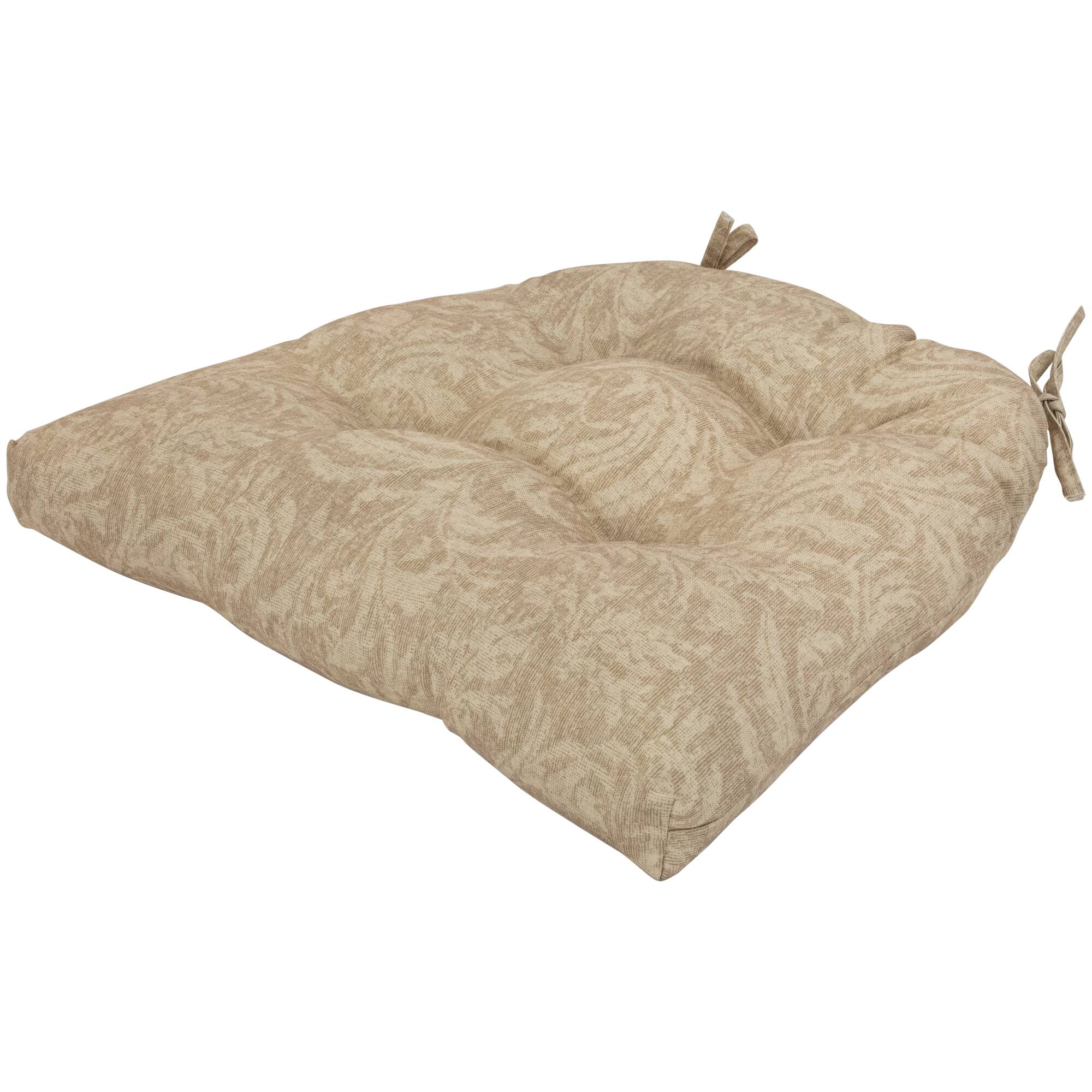 Brown Tufted Outdoor Patio Cushions