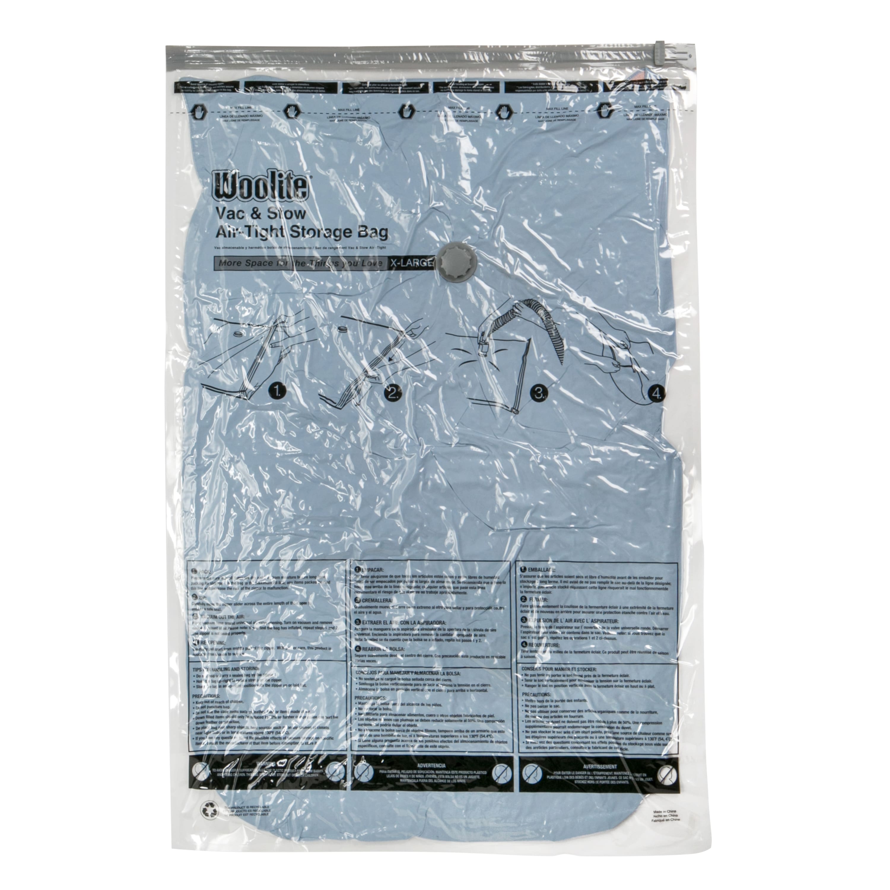 Woolite Air Tight Jumbo Vacuum Storage Bag