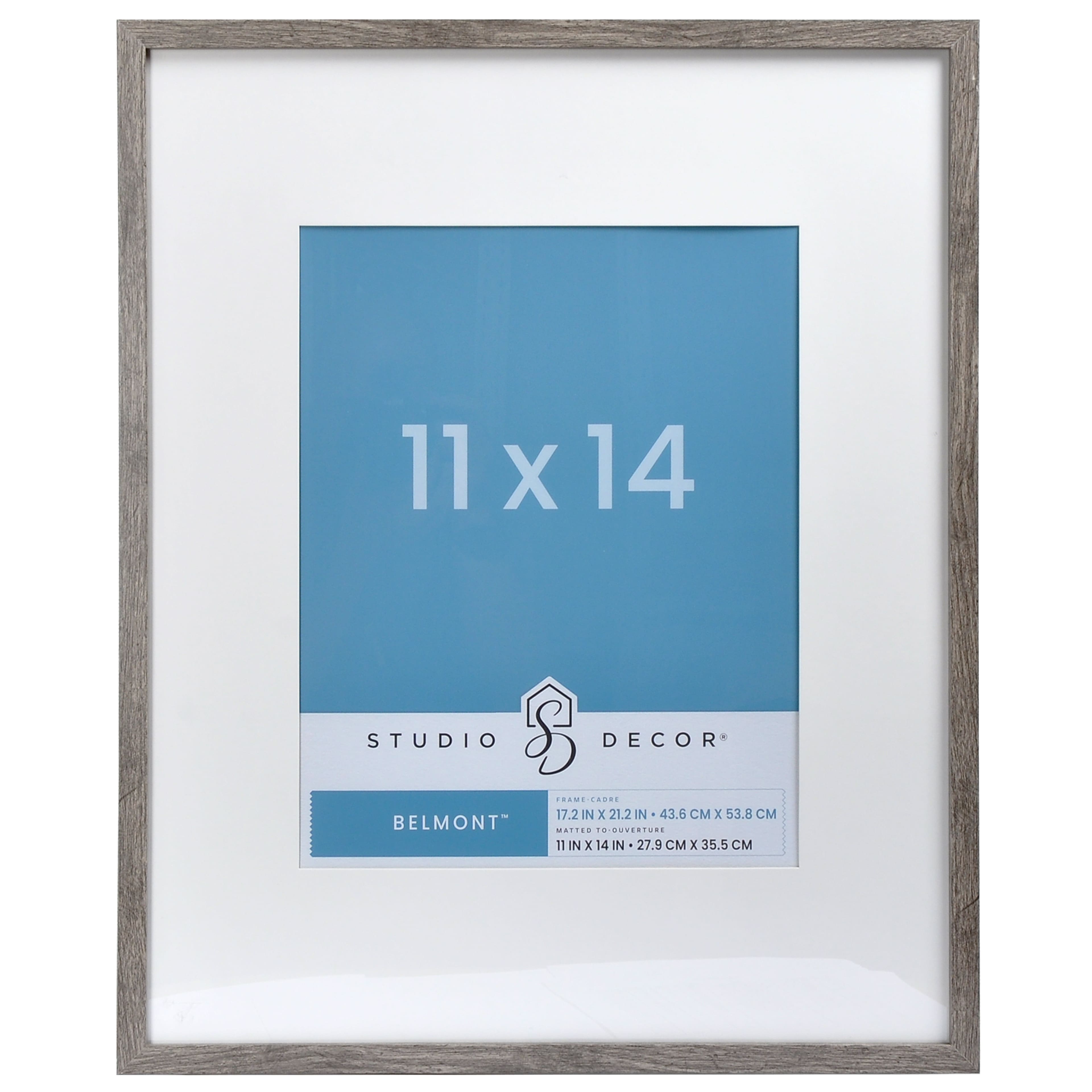 8 Pack: Narrow Belmont Frame with Mat by Studio Décor®