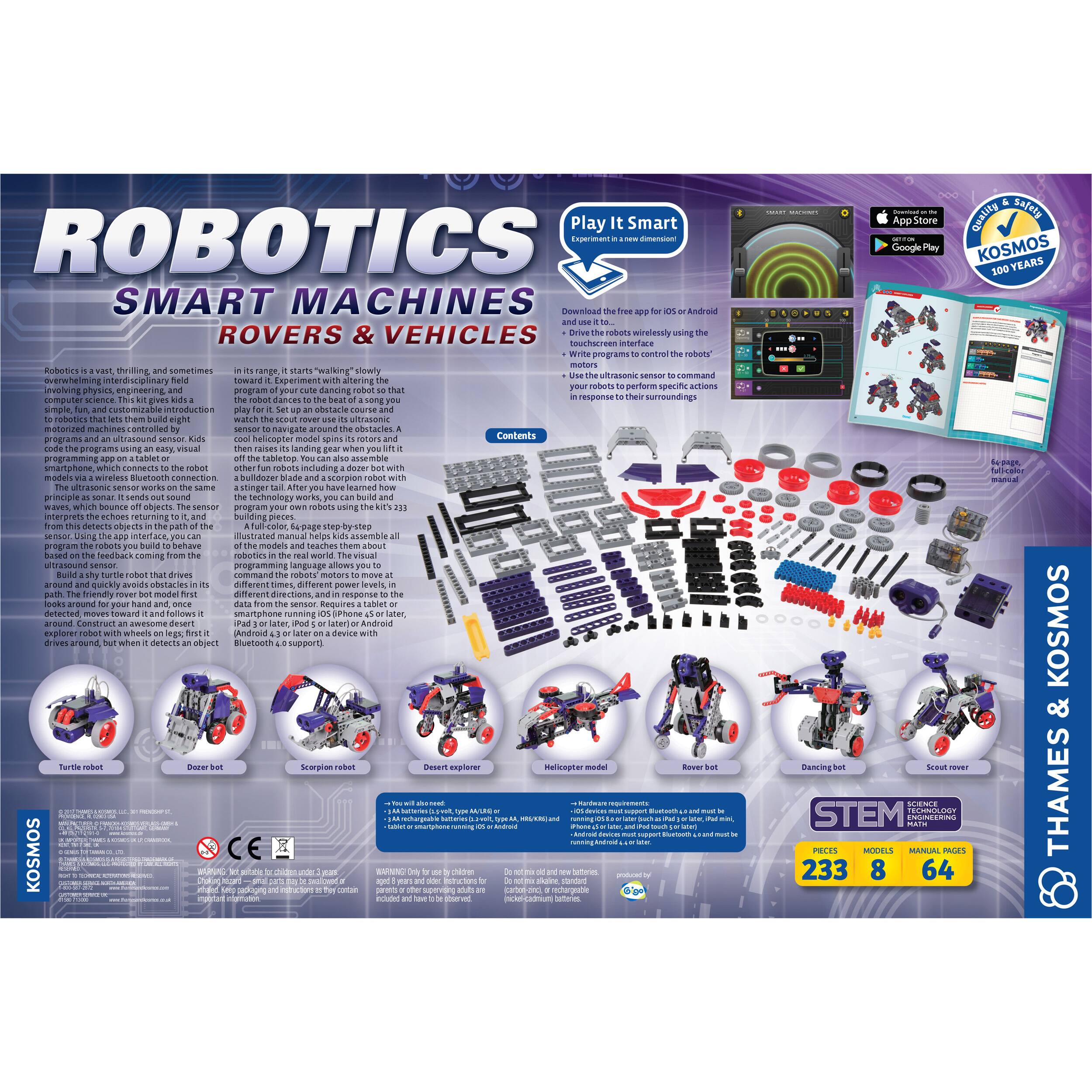 Thames &#x26; Kosmos Robotics Smart Machines Rovers &#x26; Vehicles Experiment Kit