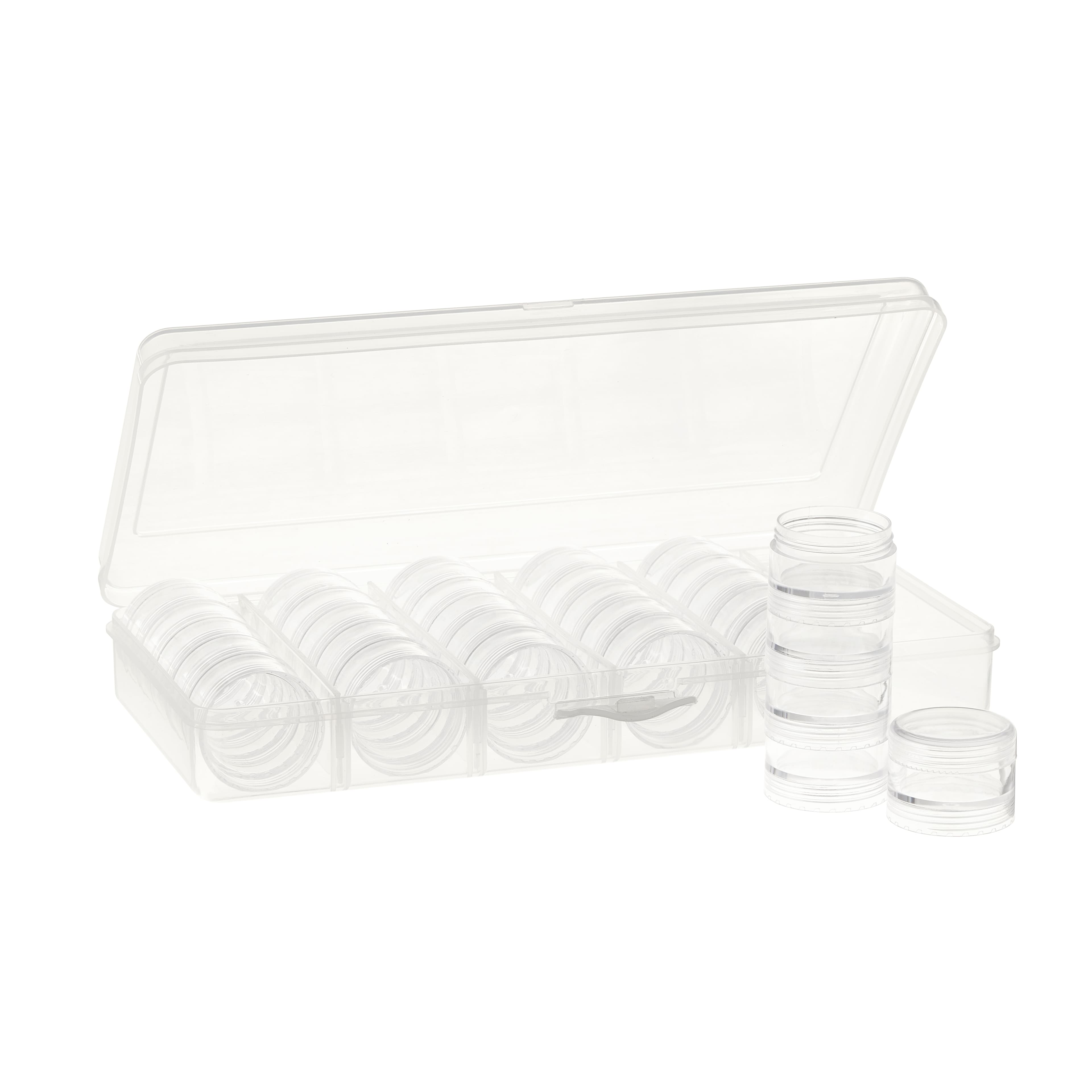 12 Pack: Bead Storage Box with 6 Container Stacks by Bead Landing™